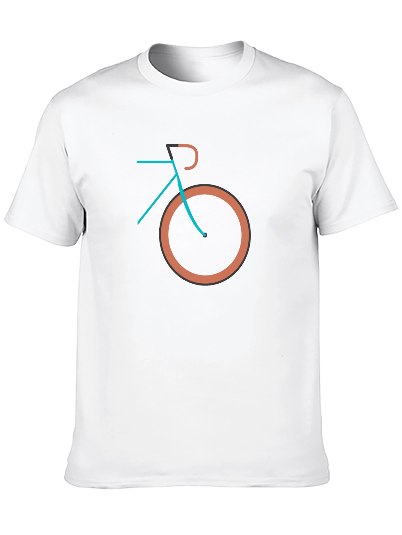Minimalist Bicycle Graphic T-Shirt