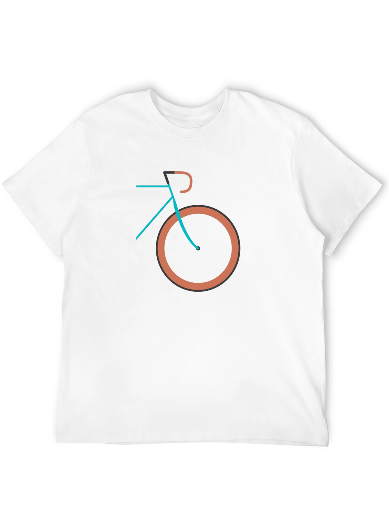 Minimalist Bicycle Graphic T-Shirt