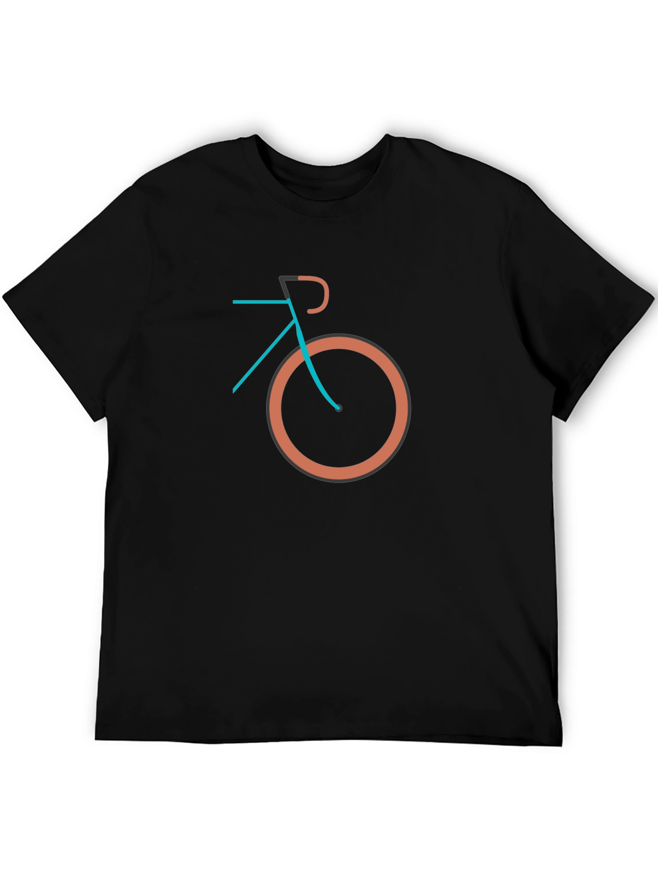 Minimalist Bicycle Graphic T-Shirt