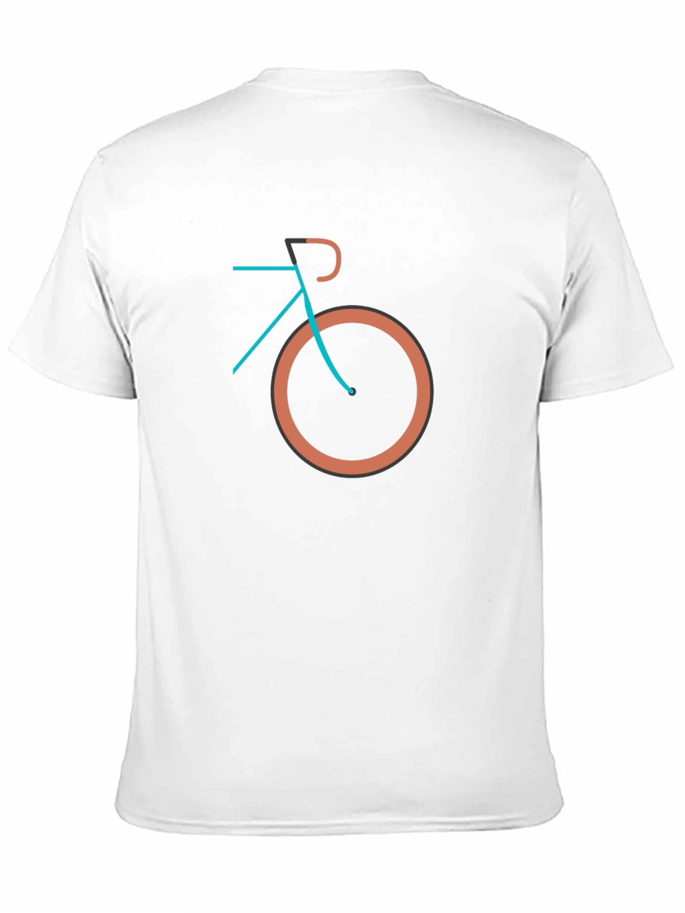 Minimalist Bicycle Graphic T-Shirt