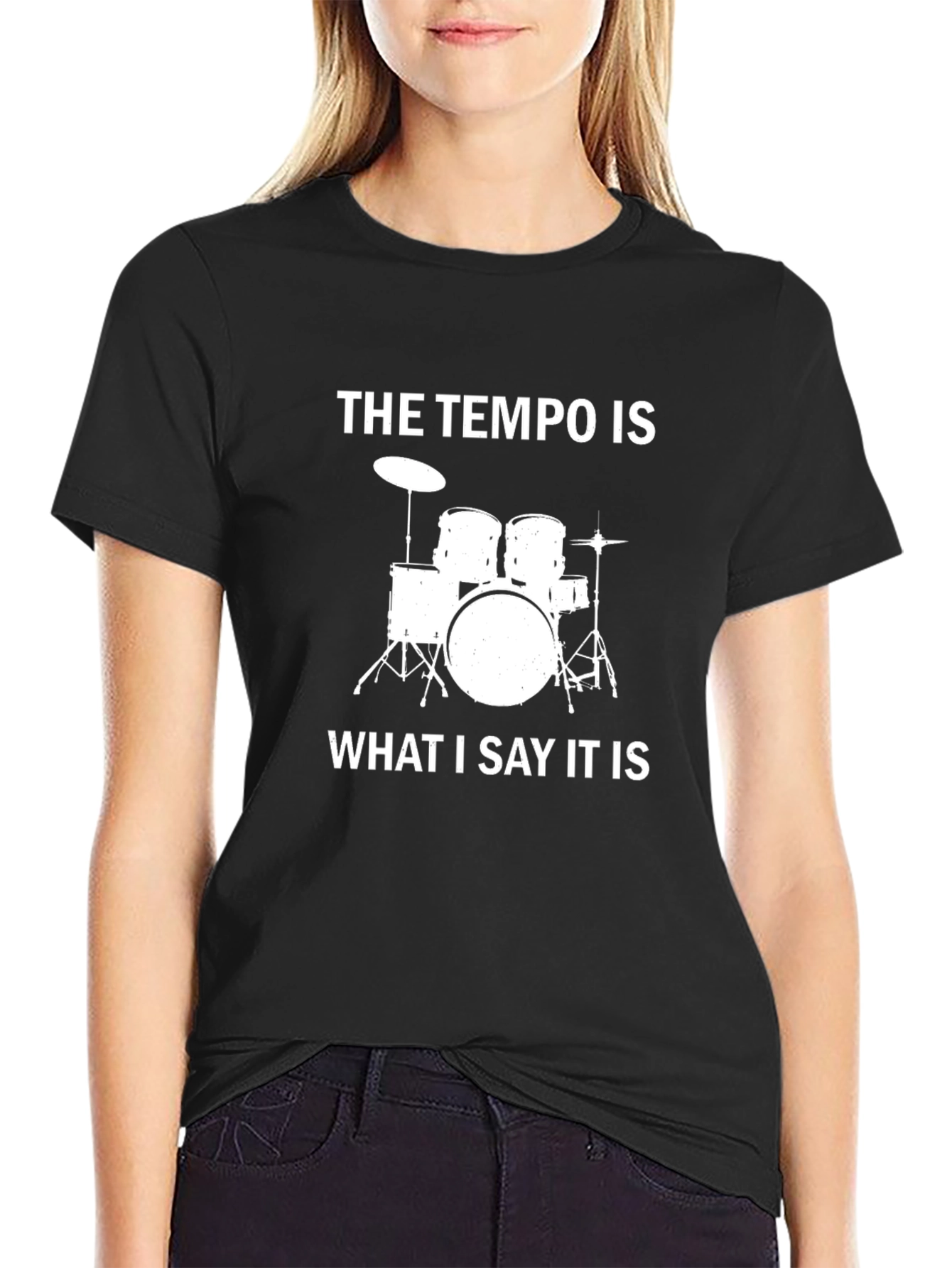 Tempo Drummer T-Shirt - Music Lover Tee