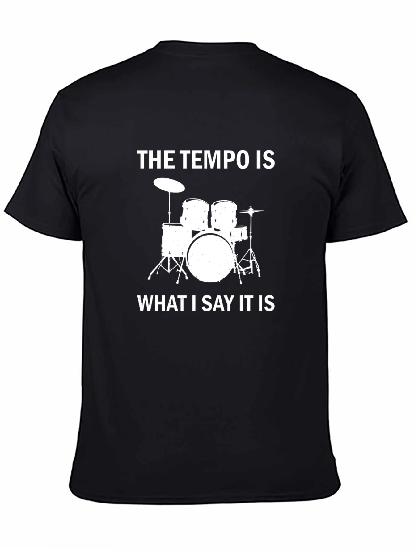 Tempo Drummer T-Shirt - Music Lover Tee