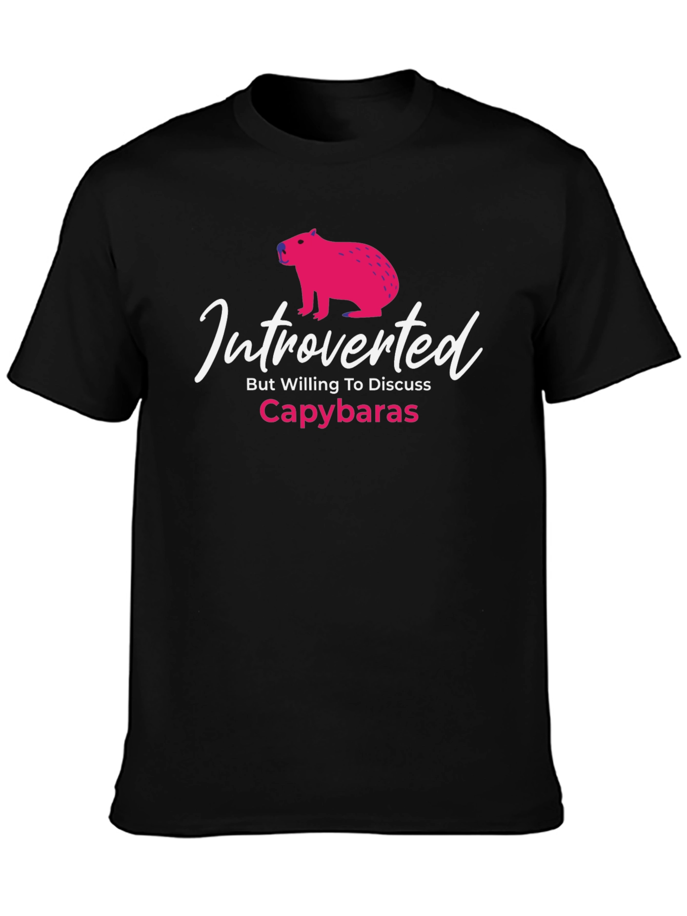 Introverted Capybaras Graphic T-Shirt