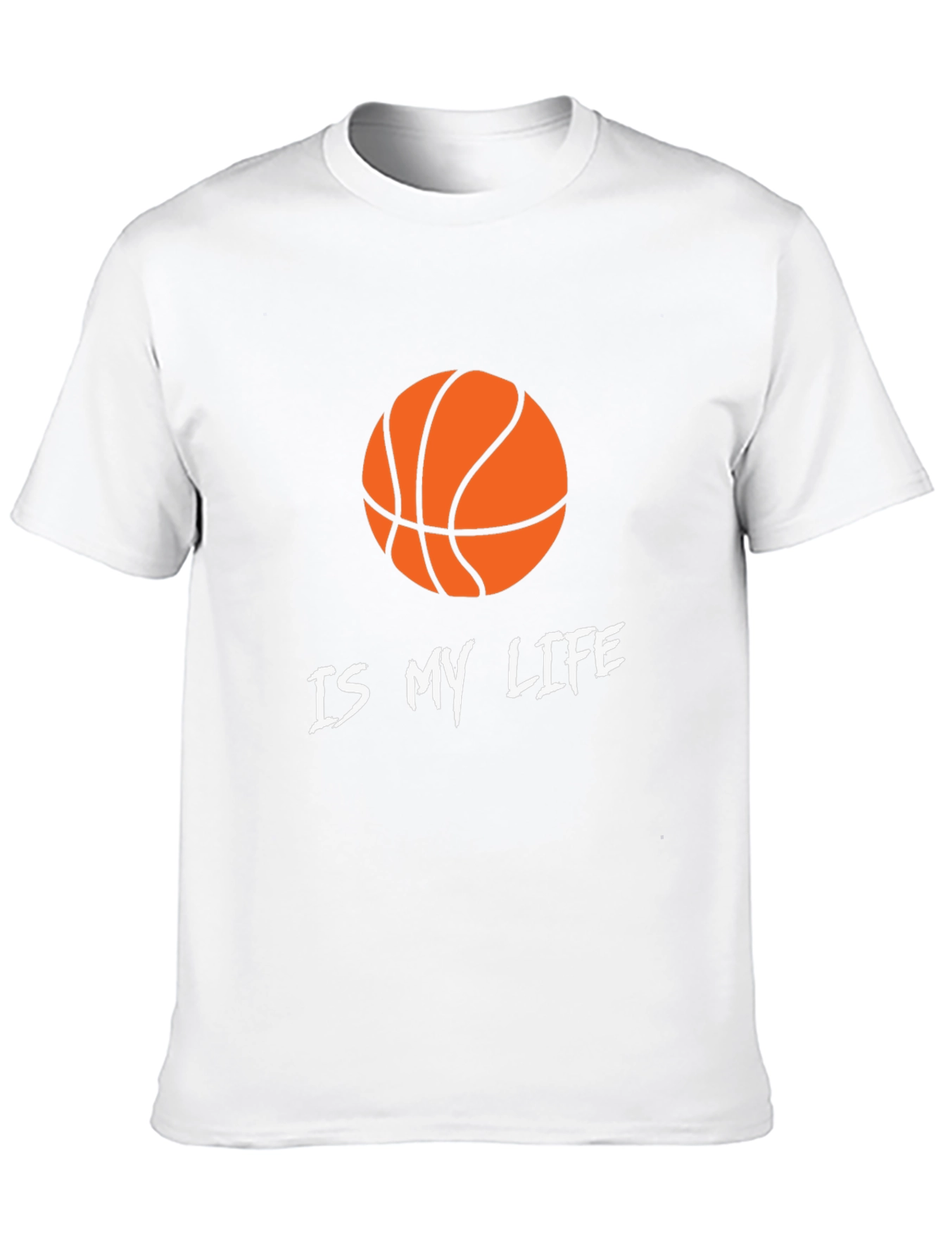 Basketball Is My Life Graphic T-Shirt - Black