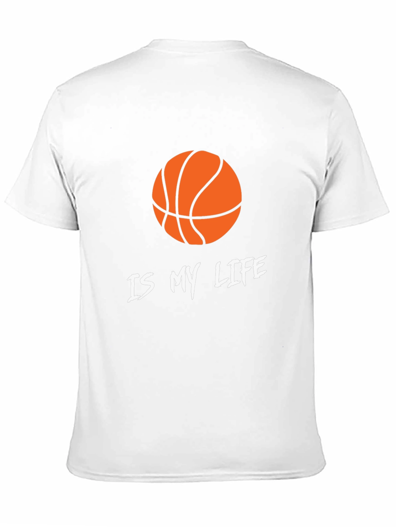 Basketball Is My Life Graphic T-Shirt - Black