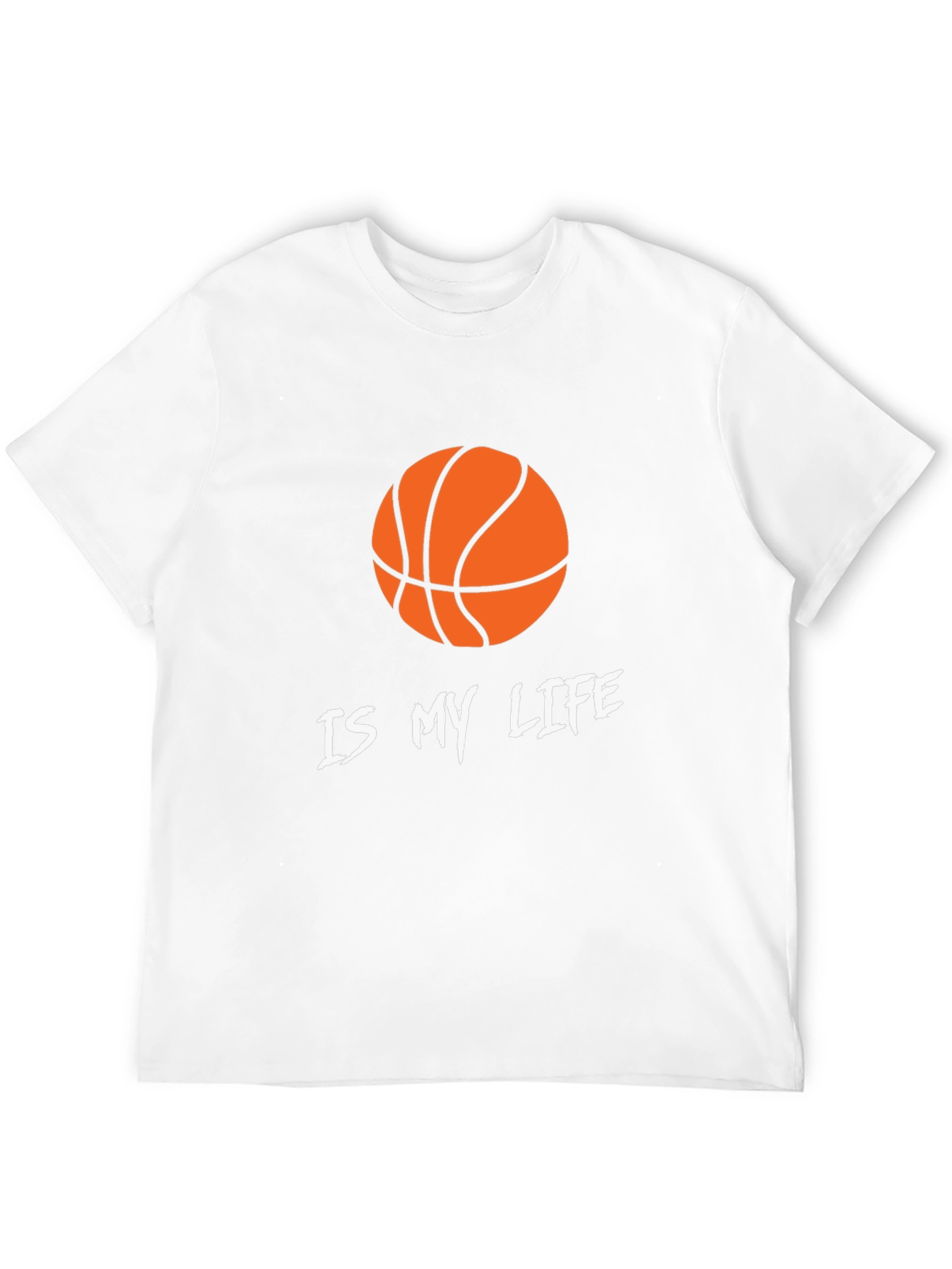 Basketball Is My Life Graphic T-Shirt - Black