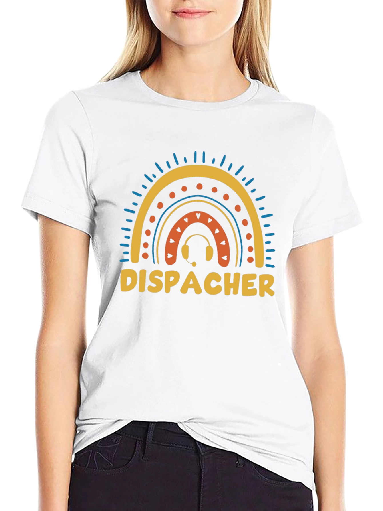 Dispatcher Rainbow Graphic T-Shirt