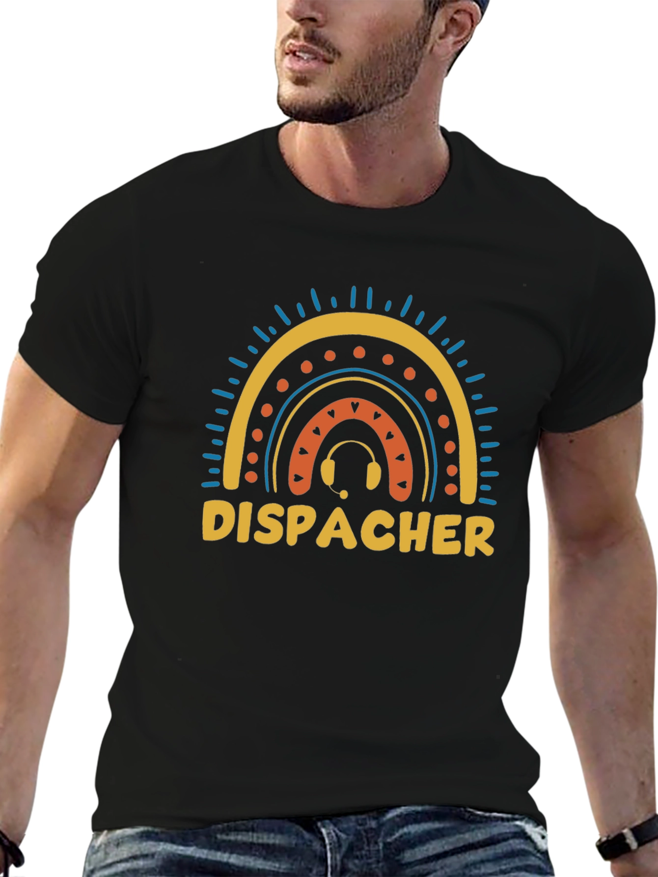 Dispatcher Rainbow Graphic T-Shirt