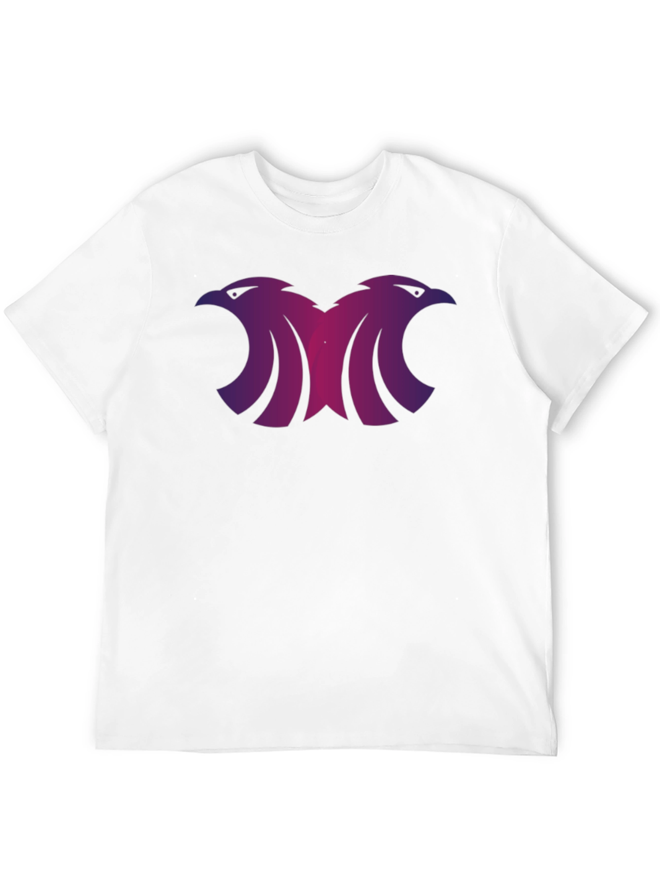 Black Tee with Double Eagle Graphic
