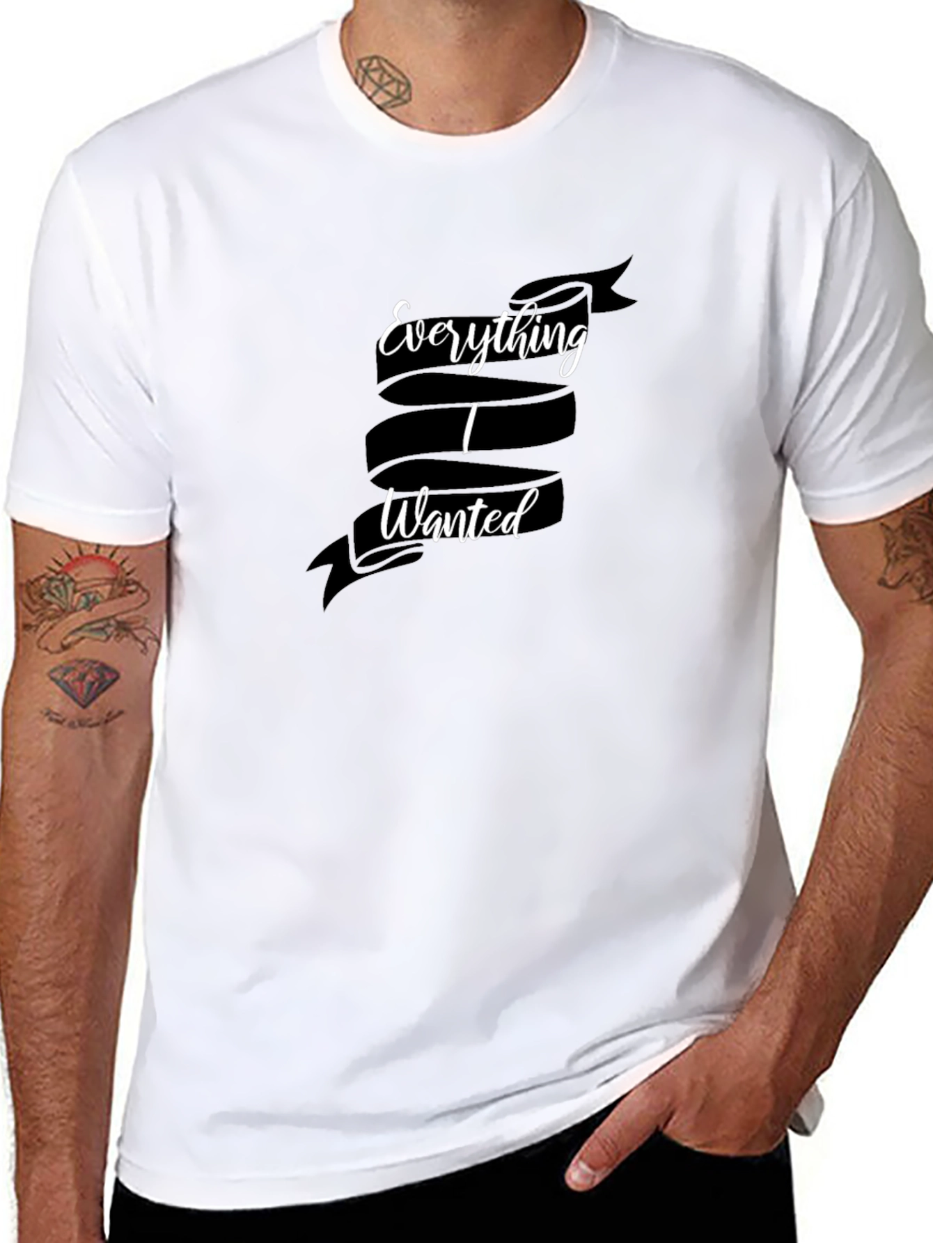 Everything I Wanted Black Graphic Tee