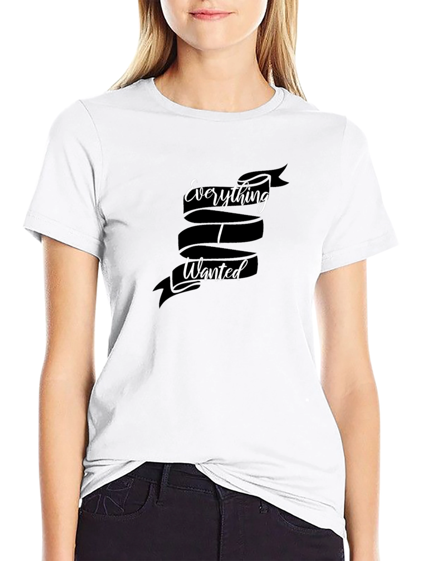 Everything I Wanted Black Graphic Tee