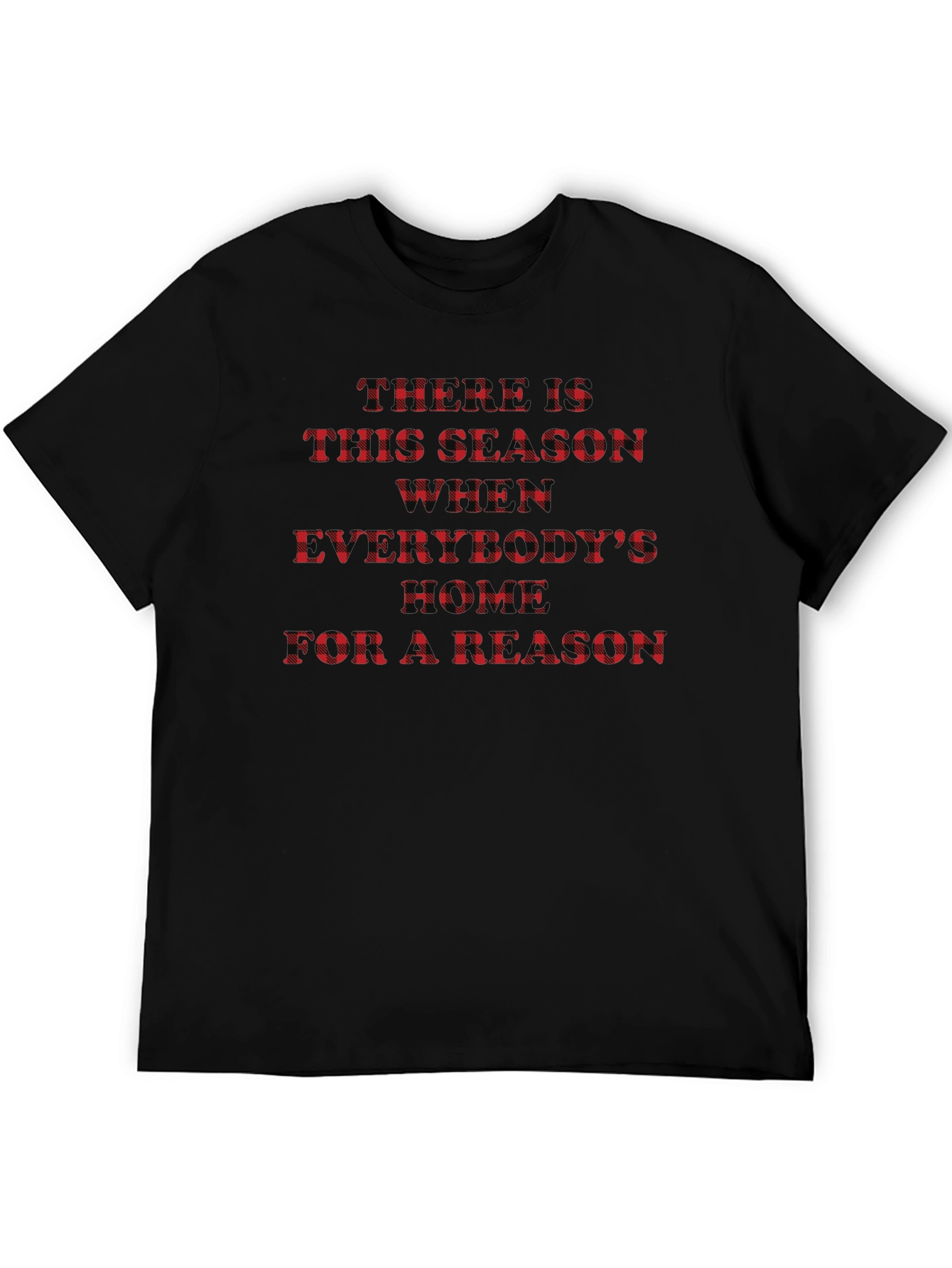 Festive Buffalo Plaid Holiday T-Shirt
