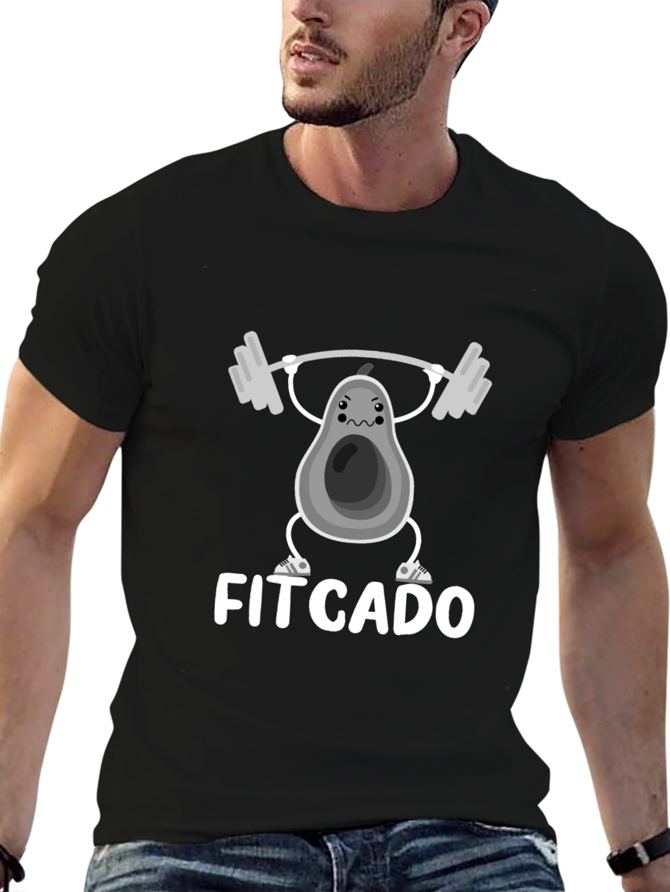 Fitcado T-Shirt - Funny Avocado Workout Design
