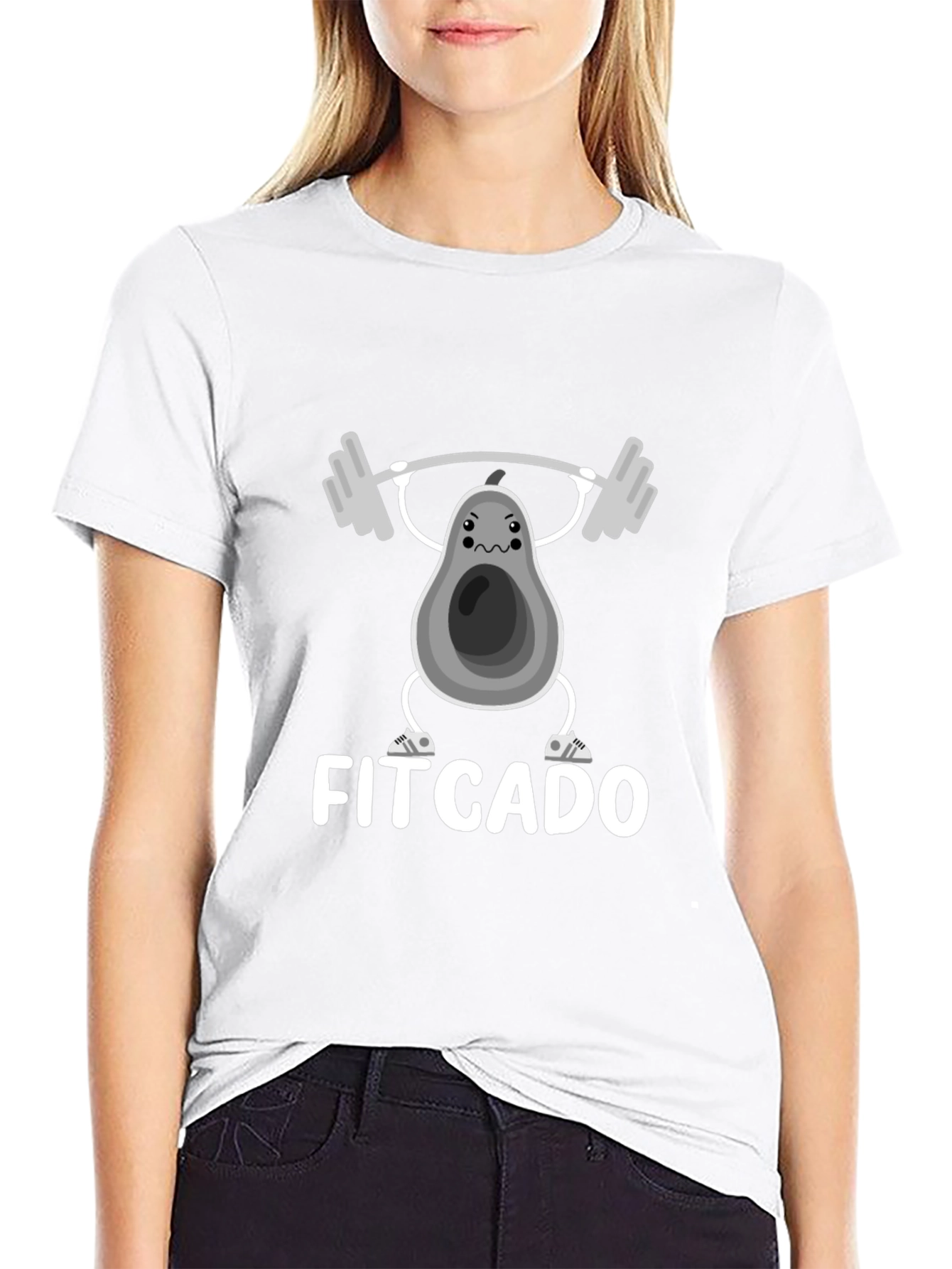 Fitcado T-Shirt - Funny Avocado Workout Design