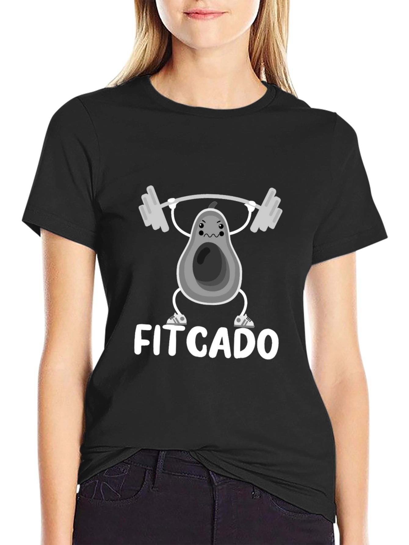 Fitcado T-Shirt - Funny Avocado Workout Design