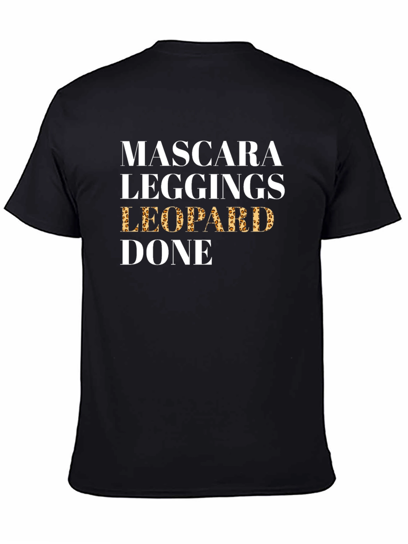 Mascara Leggings Leopard Done T-Shirt
