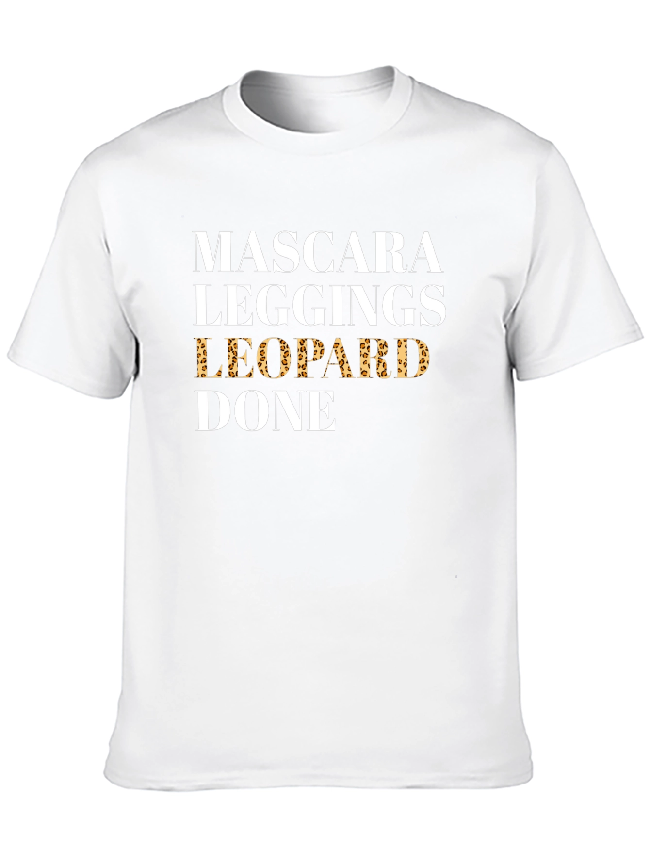 Mascara Leggings Leopard Done T-Shirt