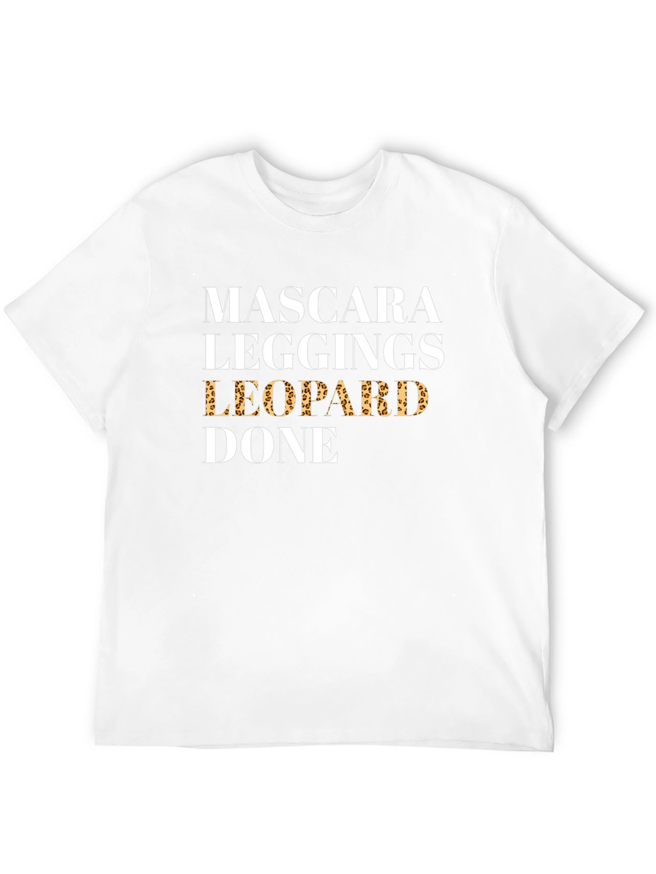Mascara Leggings Leopard Done T-Shirt