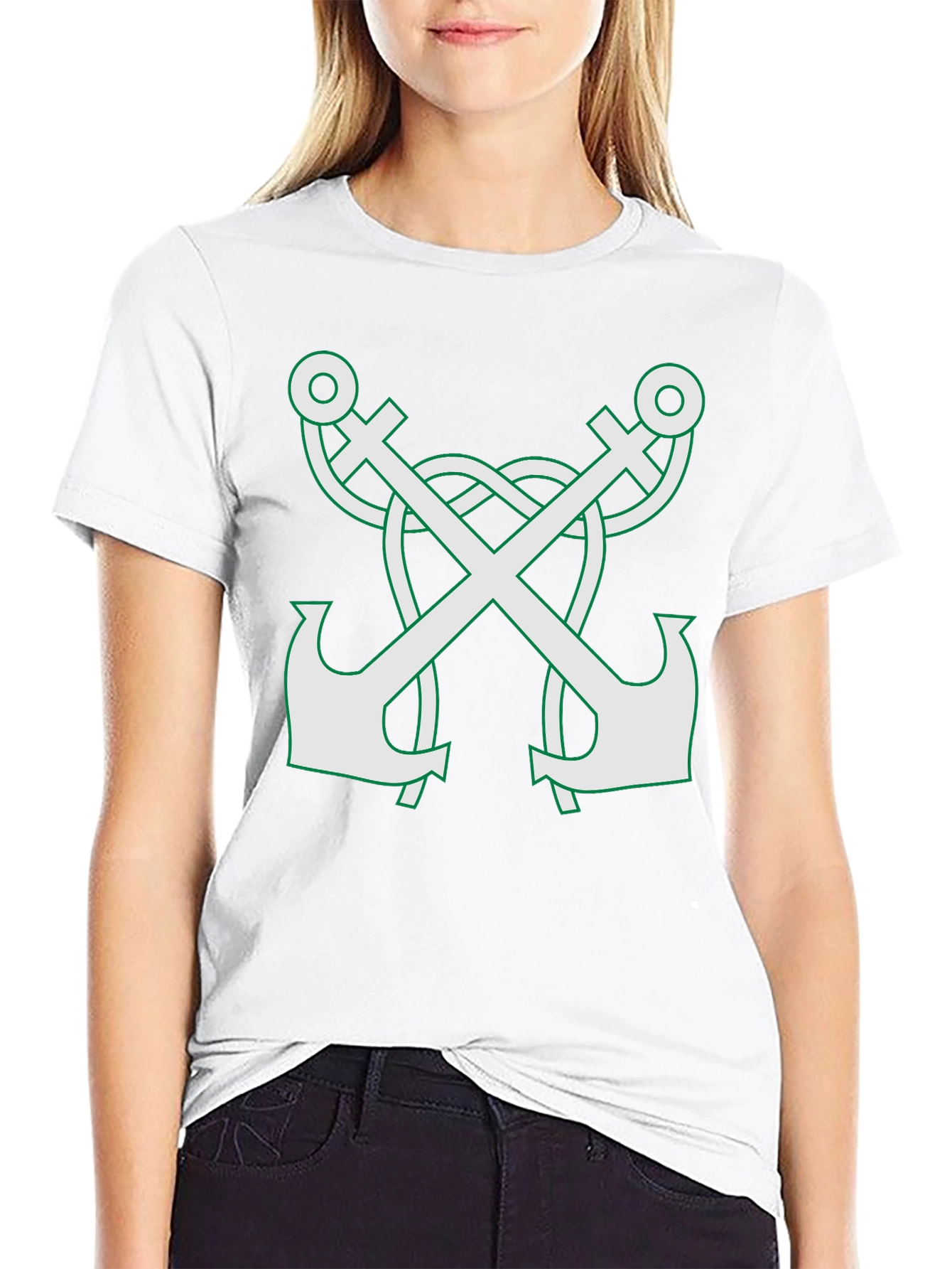 Anchor Celtic Knot T-Shirt - Black