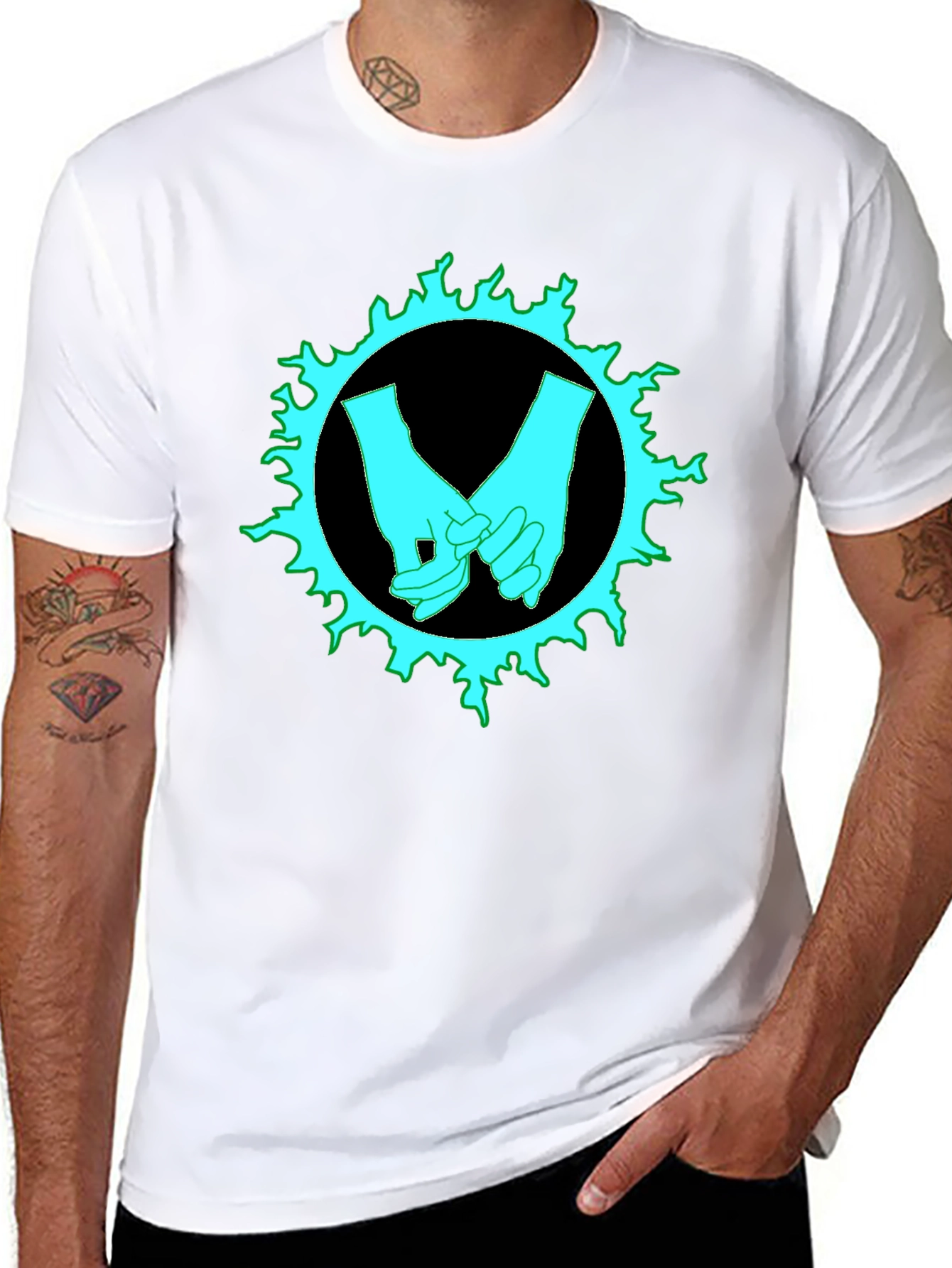 Hand Holding Graphic T-Shirt