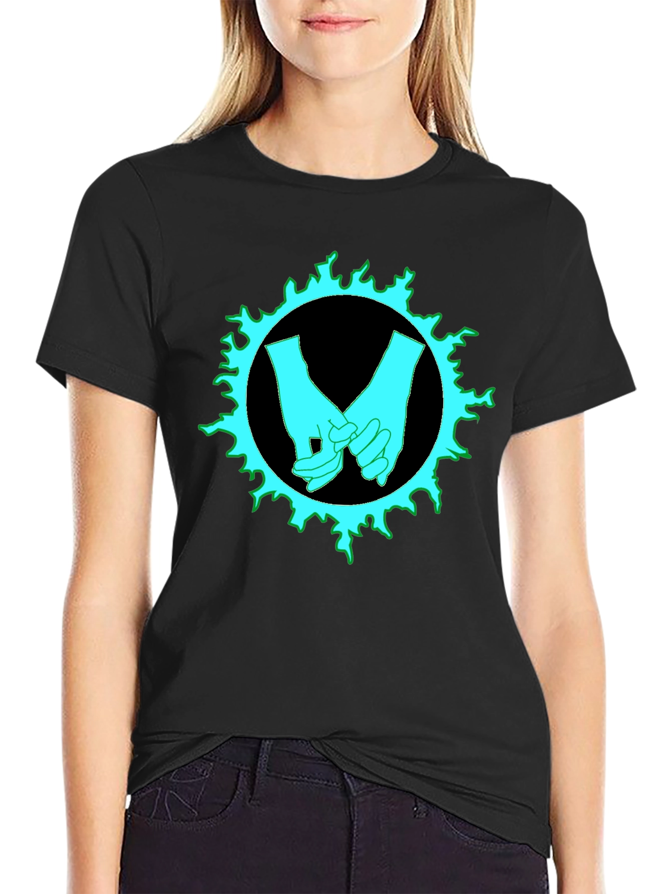 Hand Holding Graphic T-Shirt