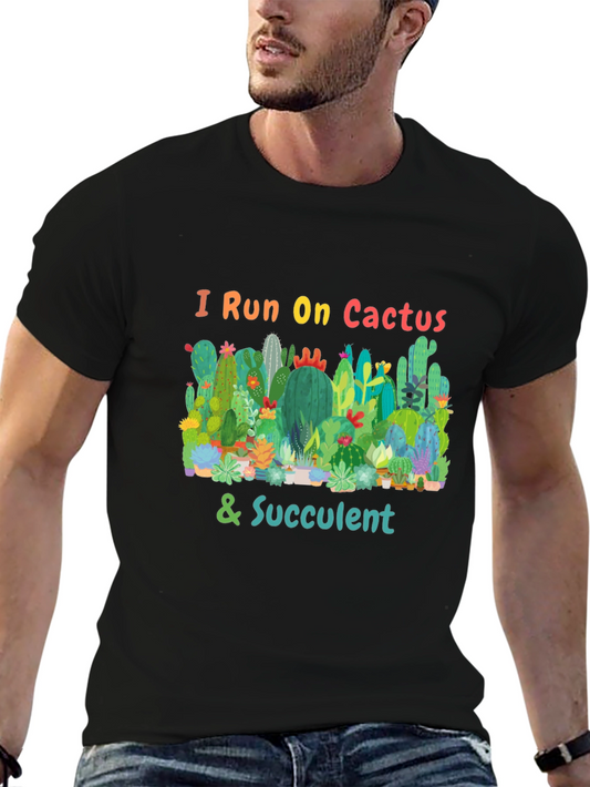 Cactus & Succulent Graphic Tee - Funny Plant Lover Shirt