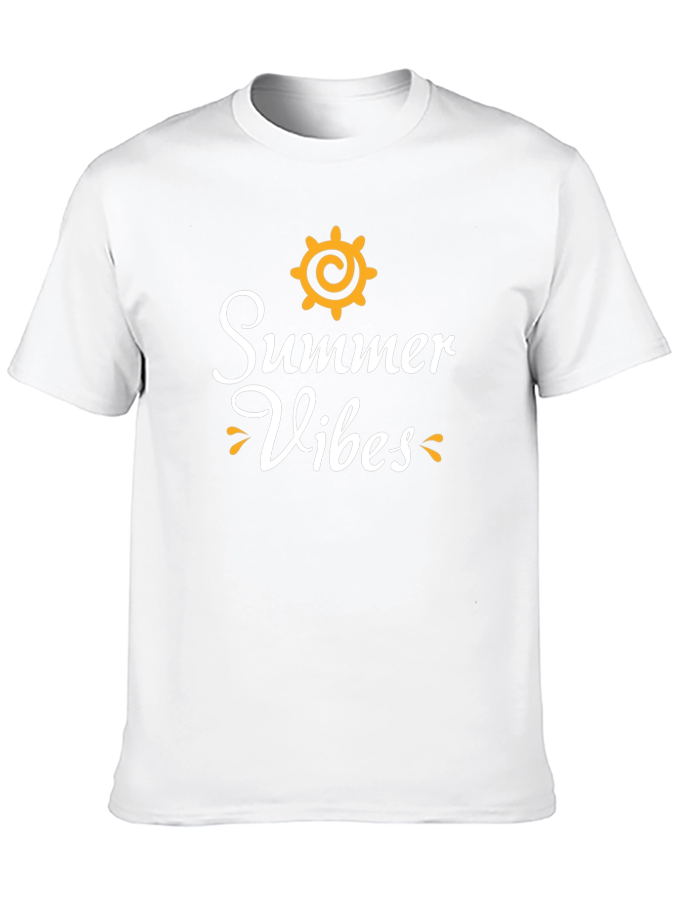 Summer Vibes Graphic Tee - Black Unisex T-Shirt