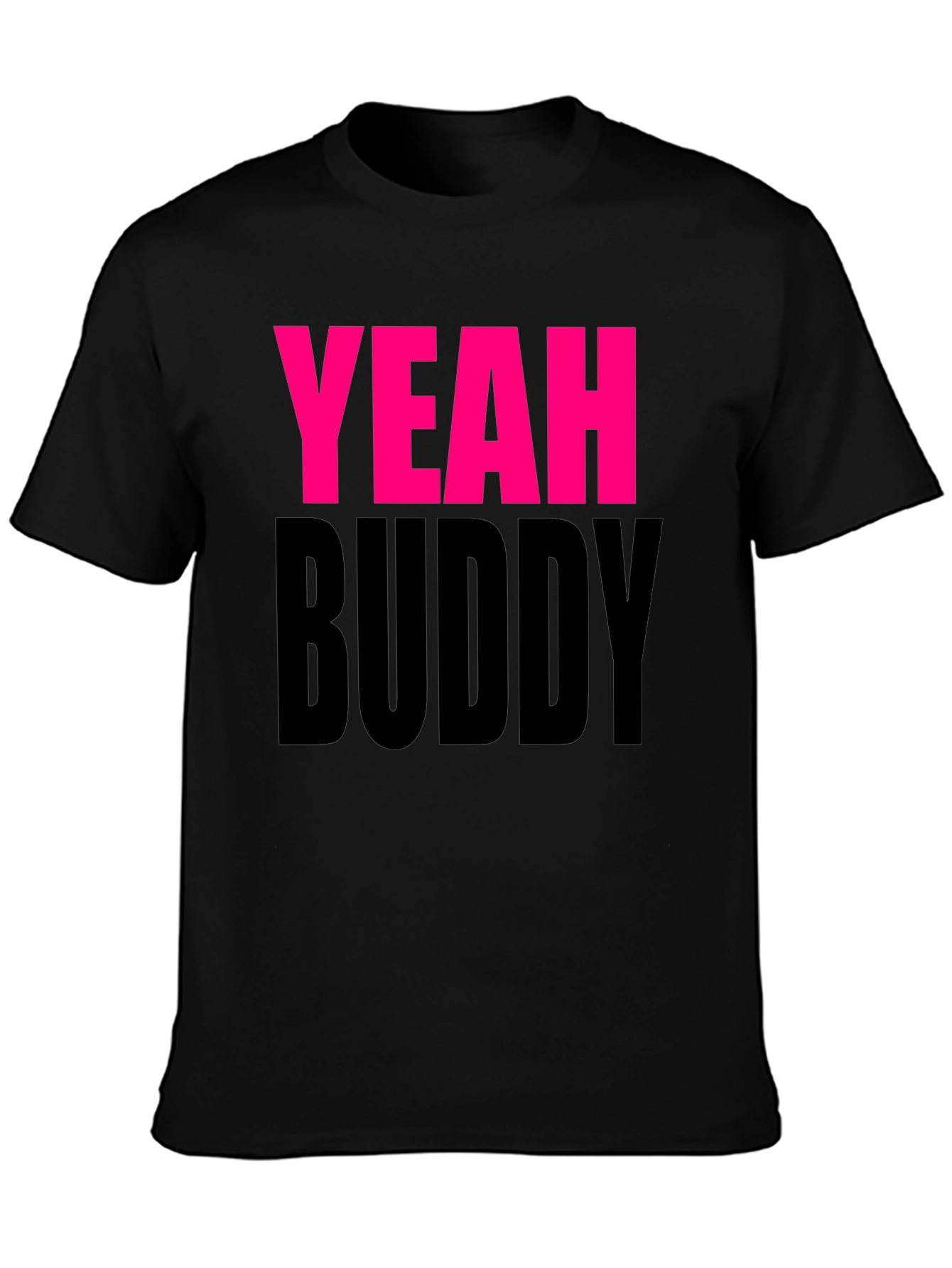 Yeah Buddy Black Graphic Tee