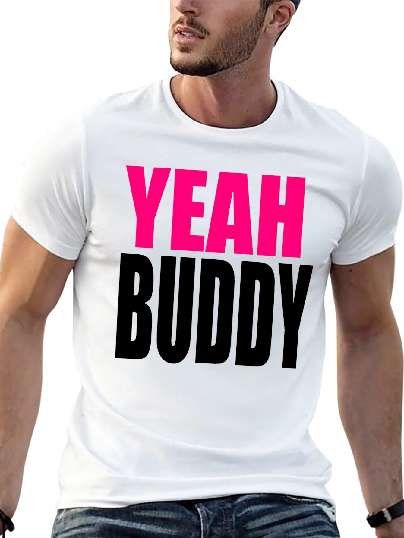 Yeah Buddy Black Graphic Tee