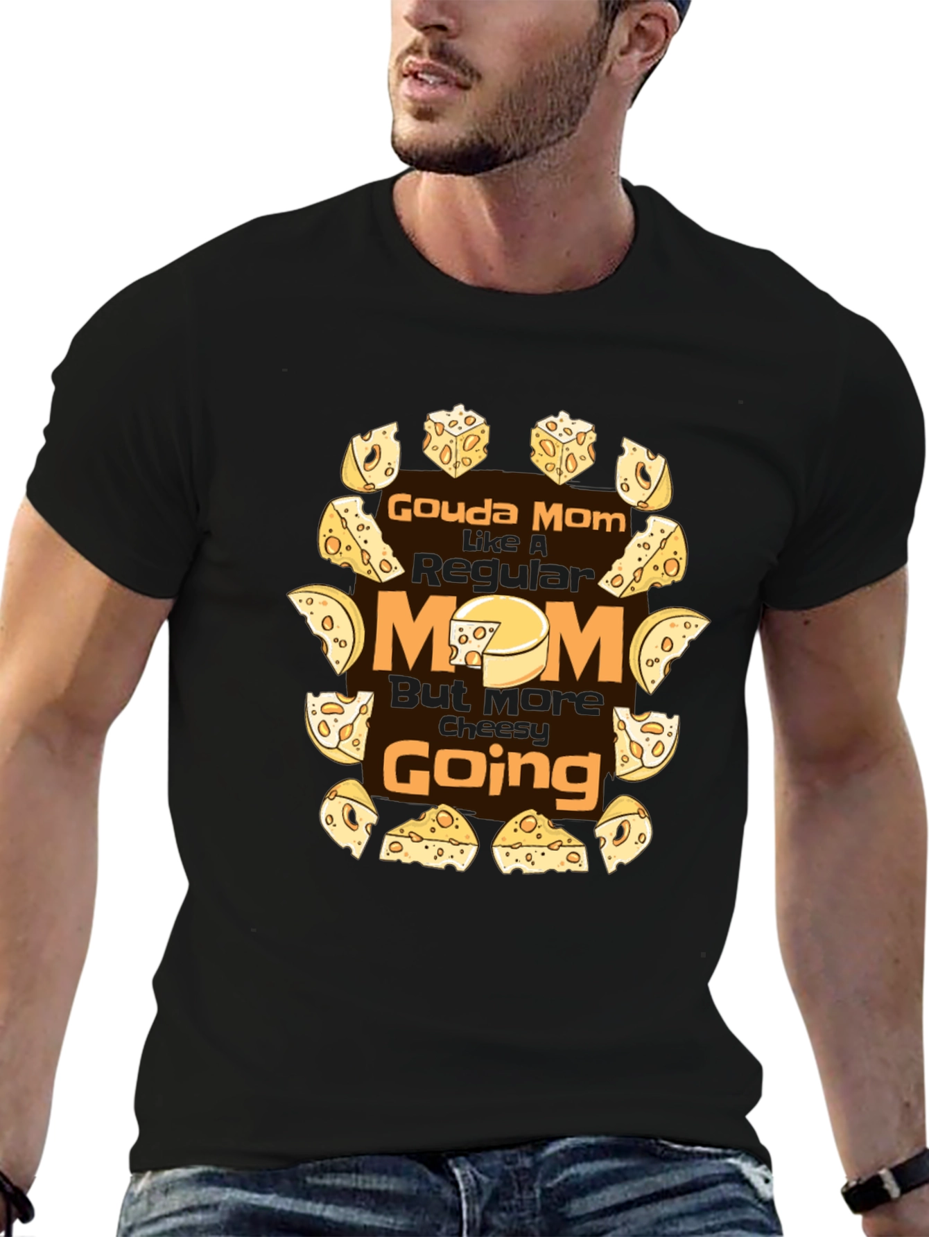 Gouda Mom Funny Cheese Graphic Tee