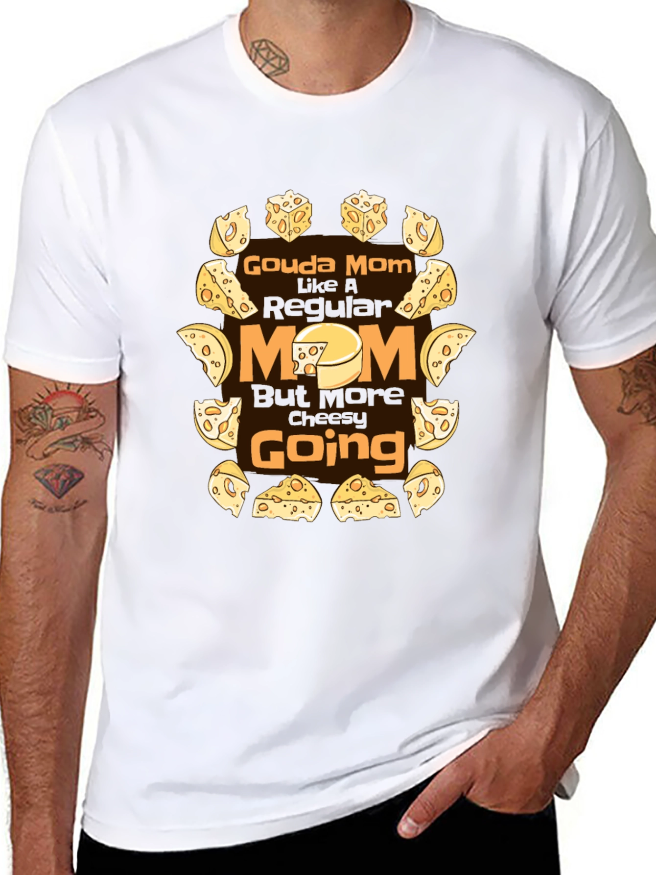 Gouda Mom Funny Cheese Graphic Tee