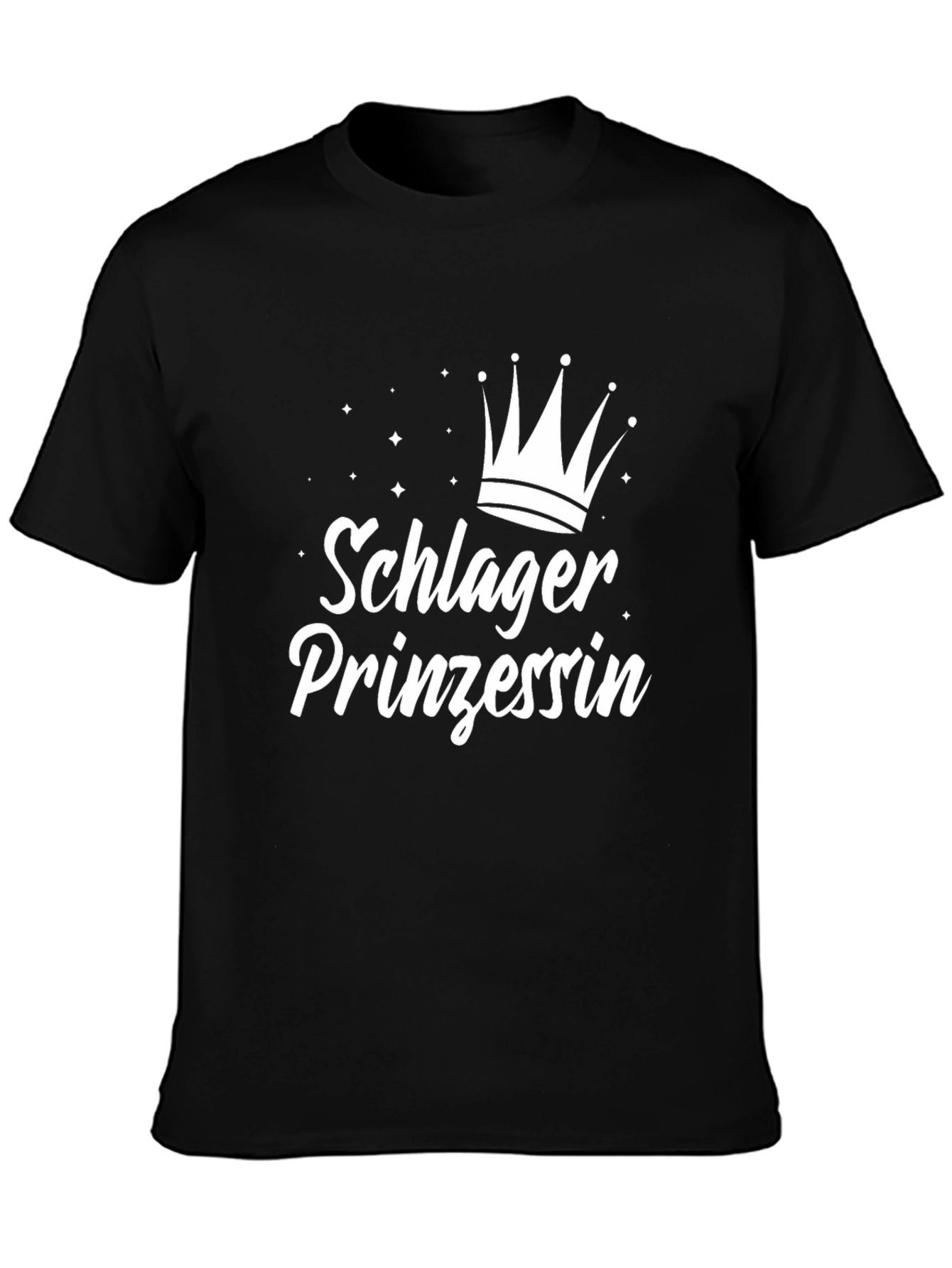 Schlager Prinzessin T-Shirt - Black