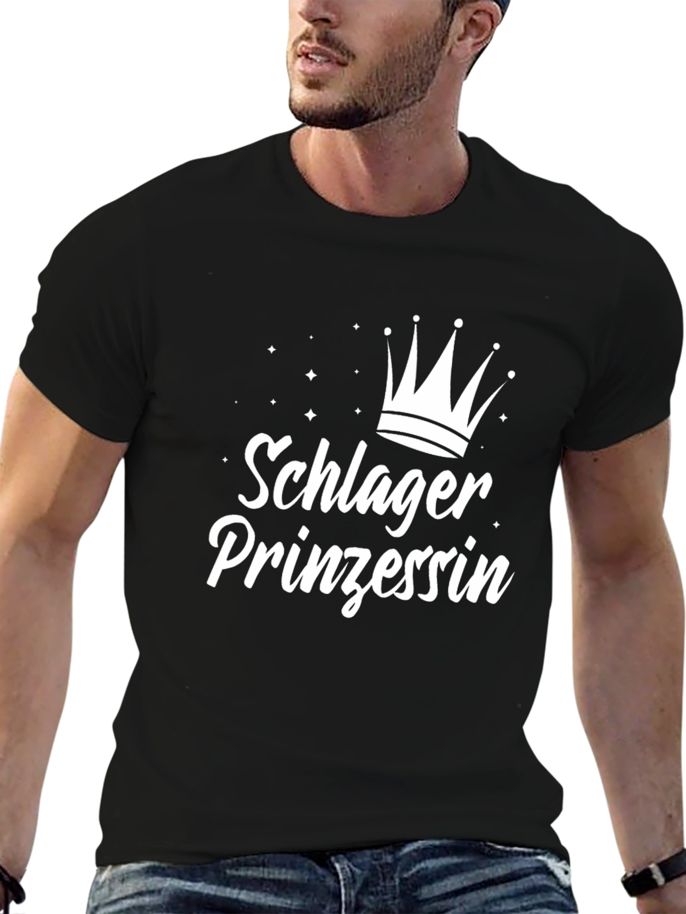 Schlager Prinzessin T-Shirt - Black