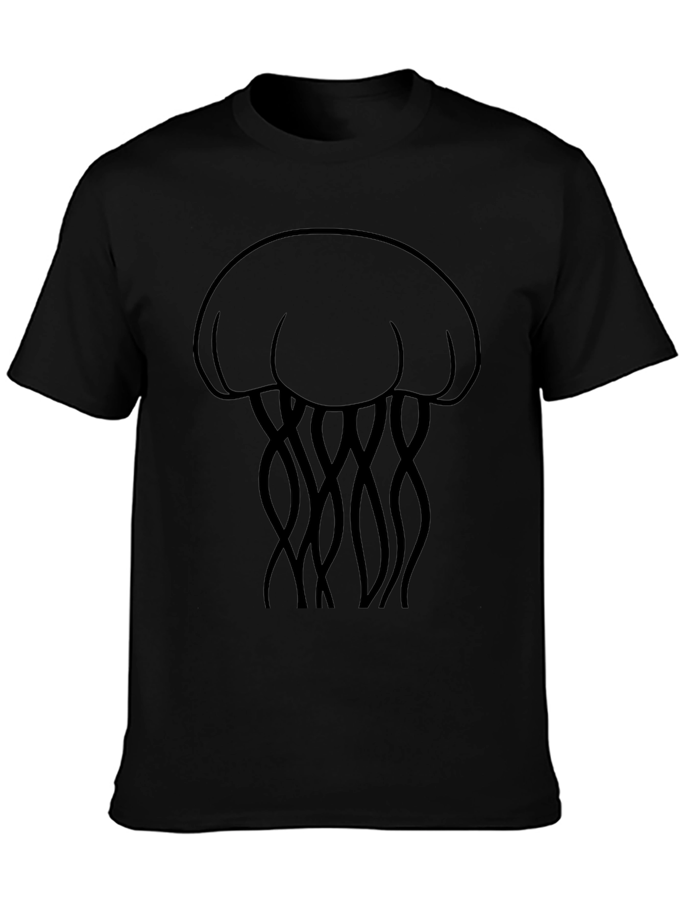 Jellyfish Graphic Black T-Shirt
