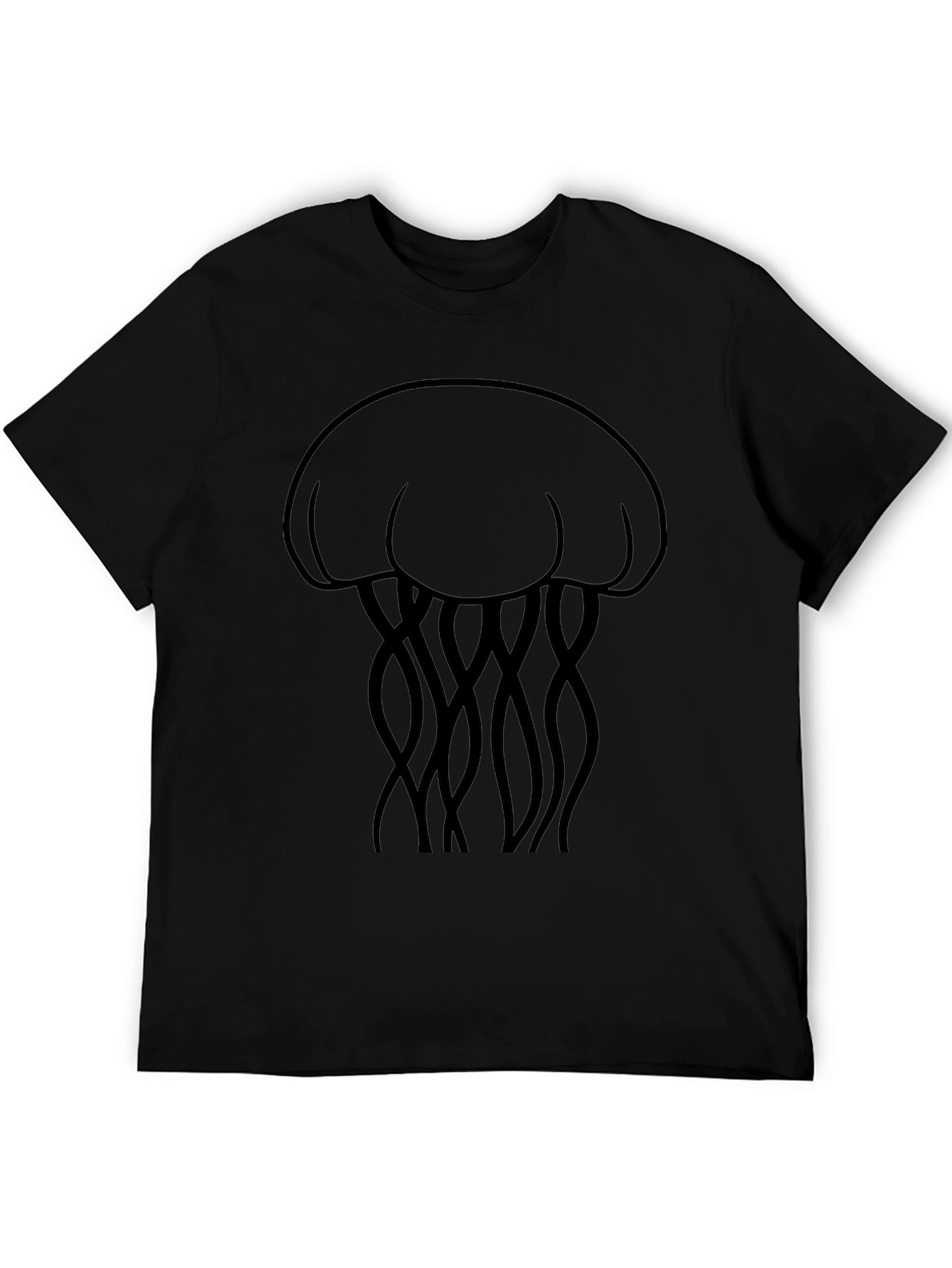 Jellyfish Graphic Black T-Shirt