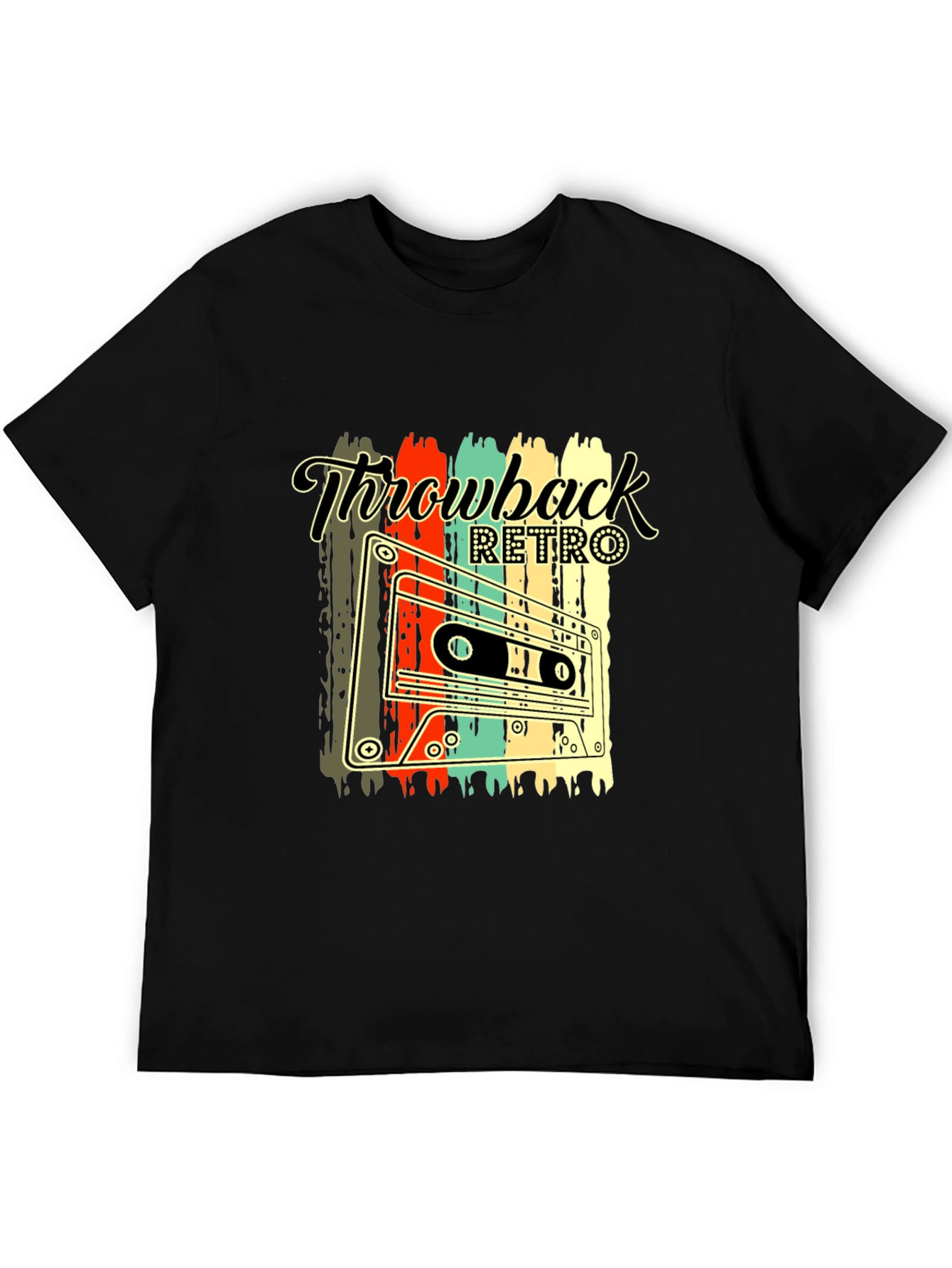 Retro Throwback Cassette Tape Graphic T-Shirt