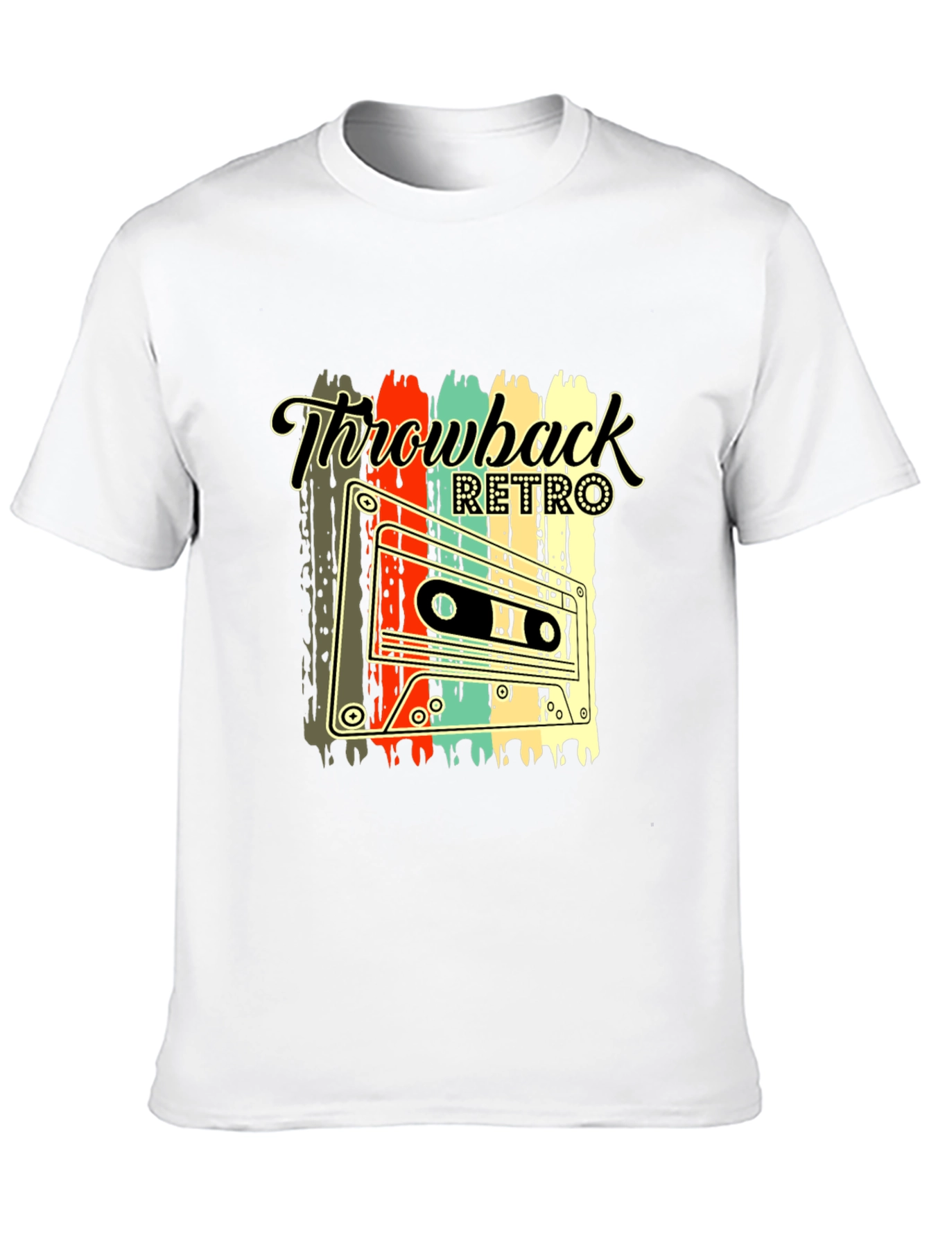 Retro Throwback Cassette Tape Graphic T-Shirt