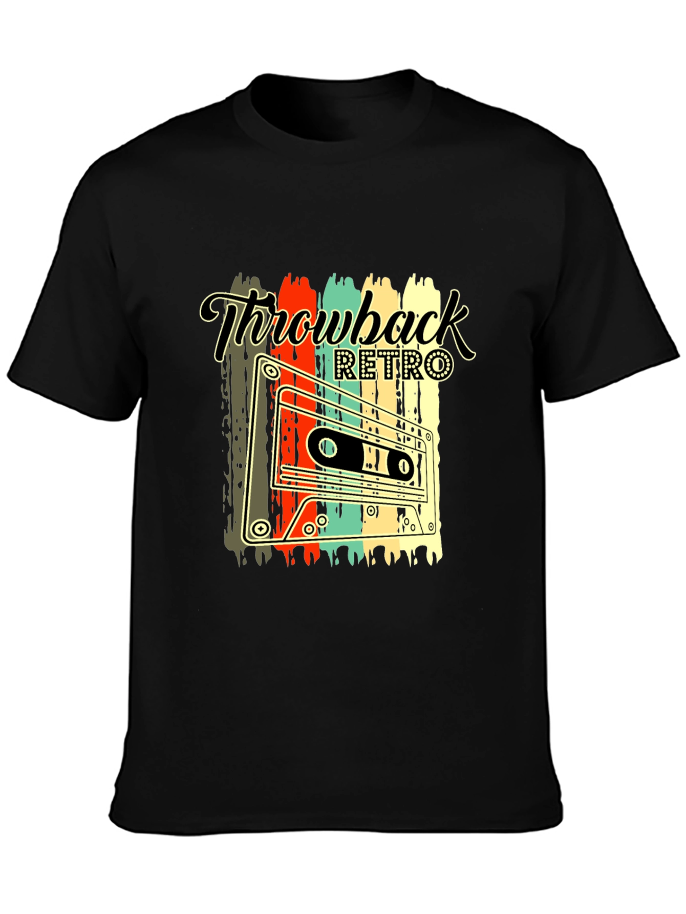 Retro Throwback Cassette Tape Graphic T-Shirt