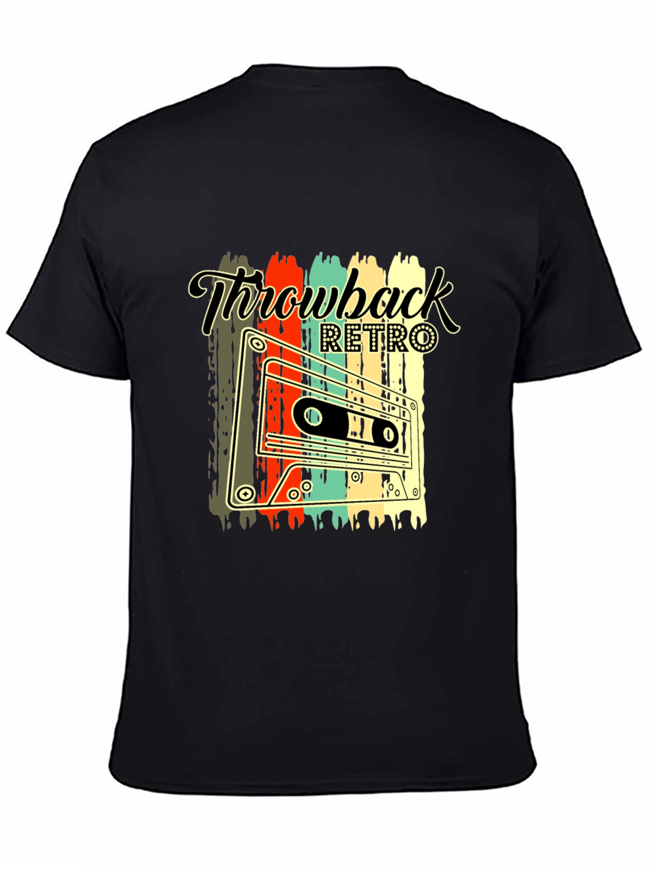 Retro Throwback Cassette Tape Graphic T-Shirt