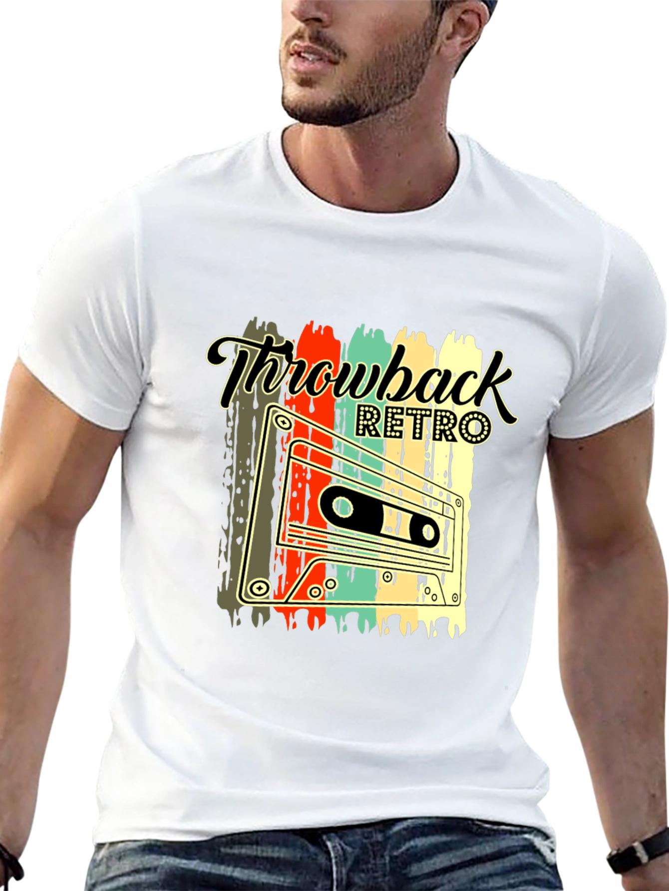 Retro Throwback Cassette Tape Graphic T-Shirt