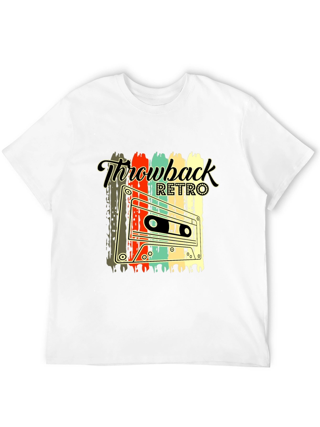 Retro Throwback Cassette Tape Graphic T-Shirt