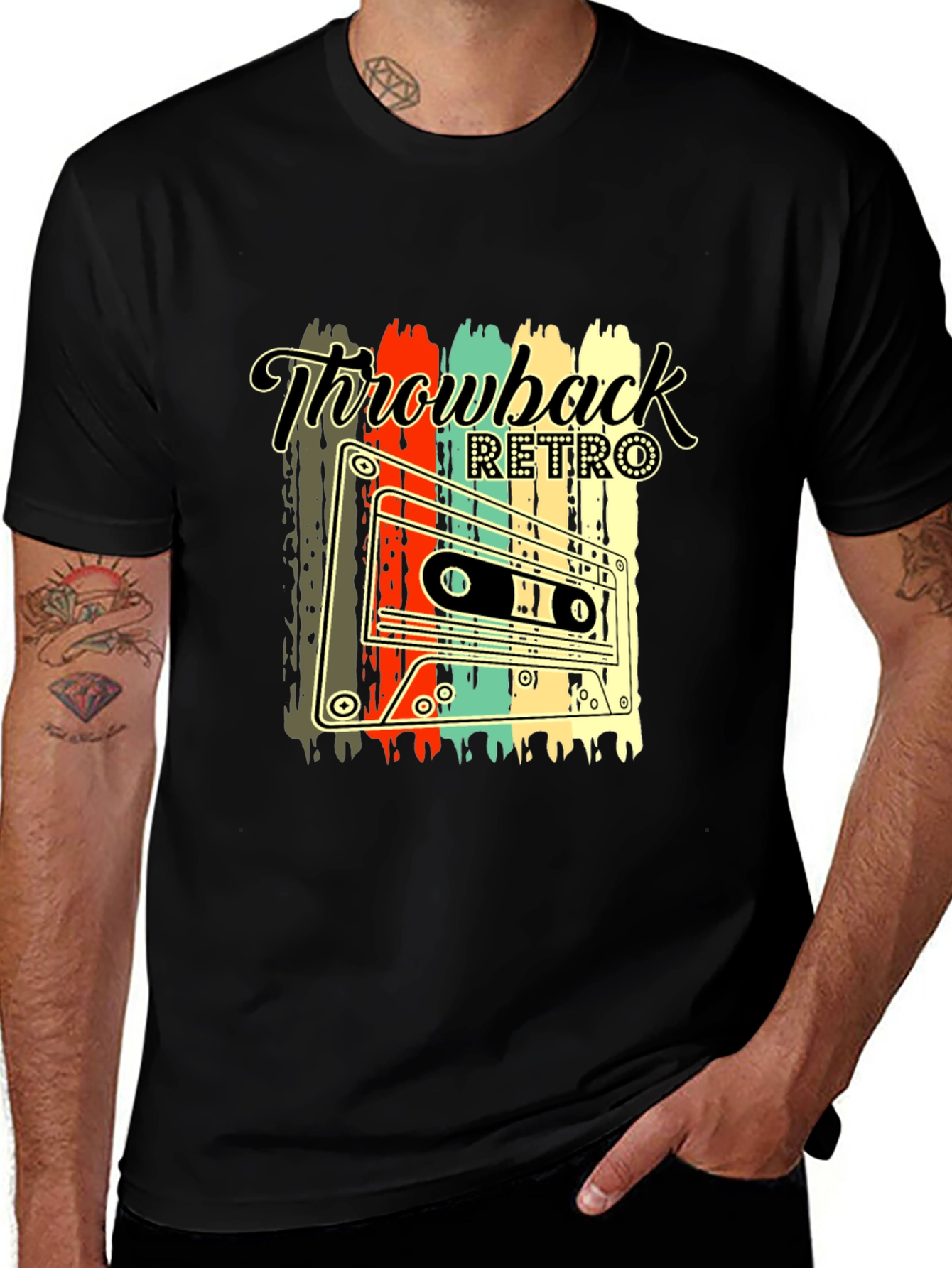Retro Throwback Cassette Tape Graphic T-Shirt