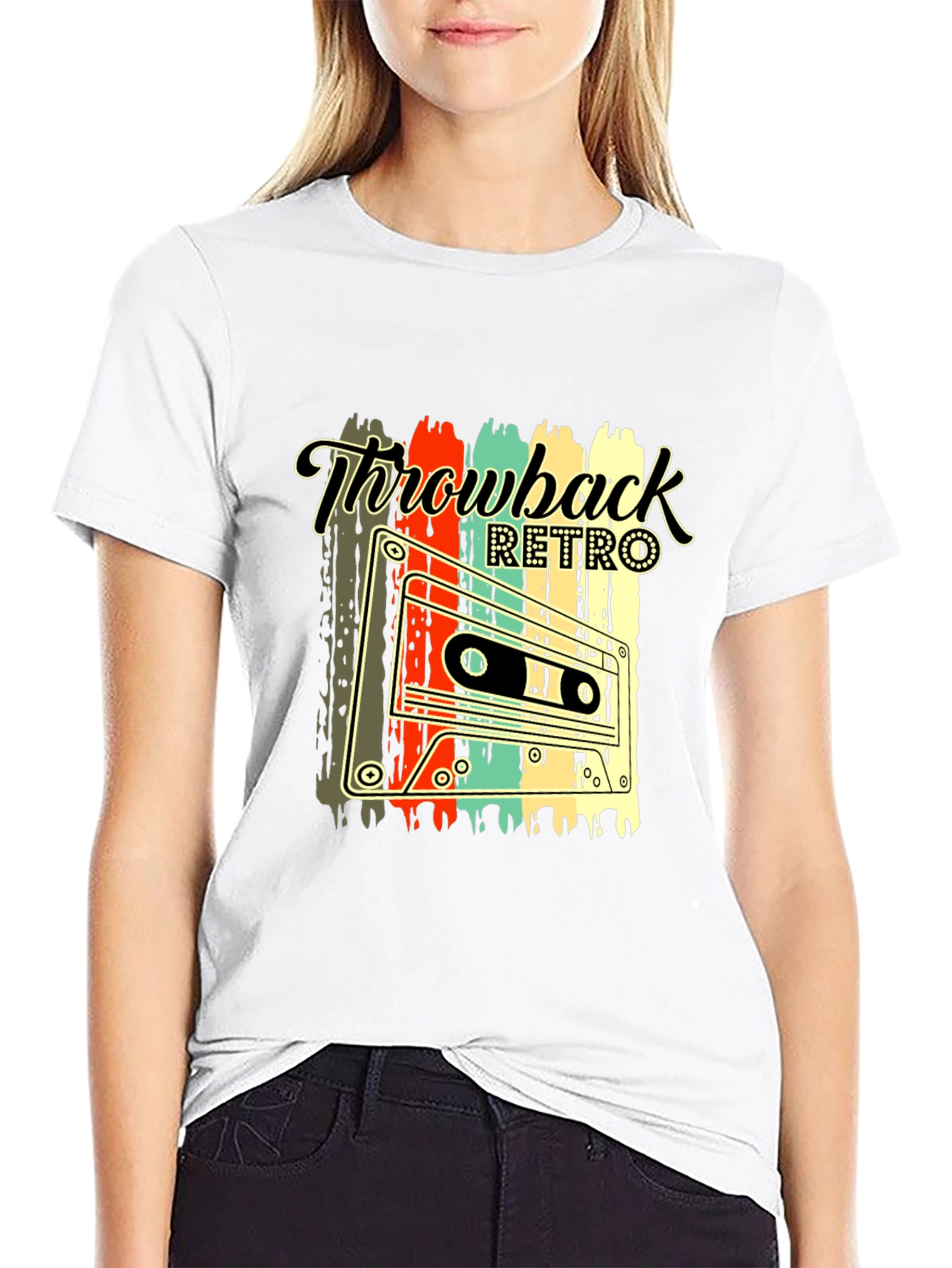 Retro Throwback Cassette Tape Graphic T-Shirt