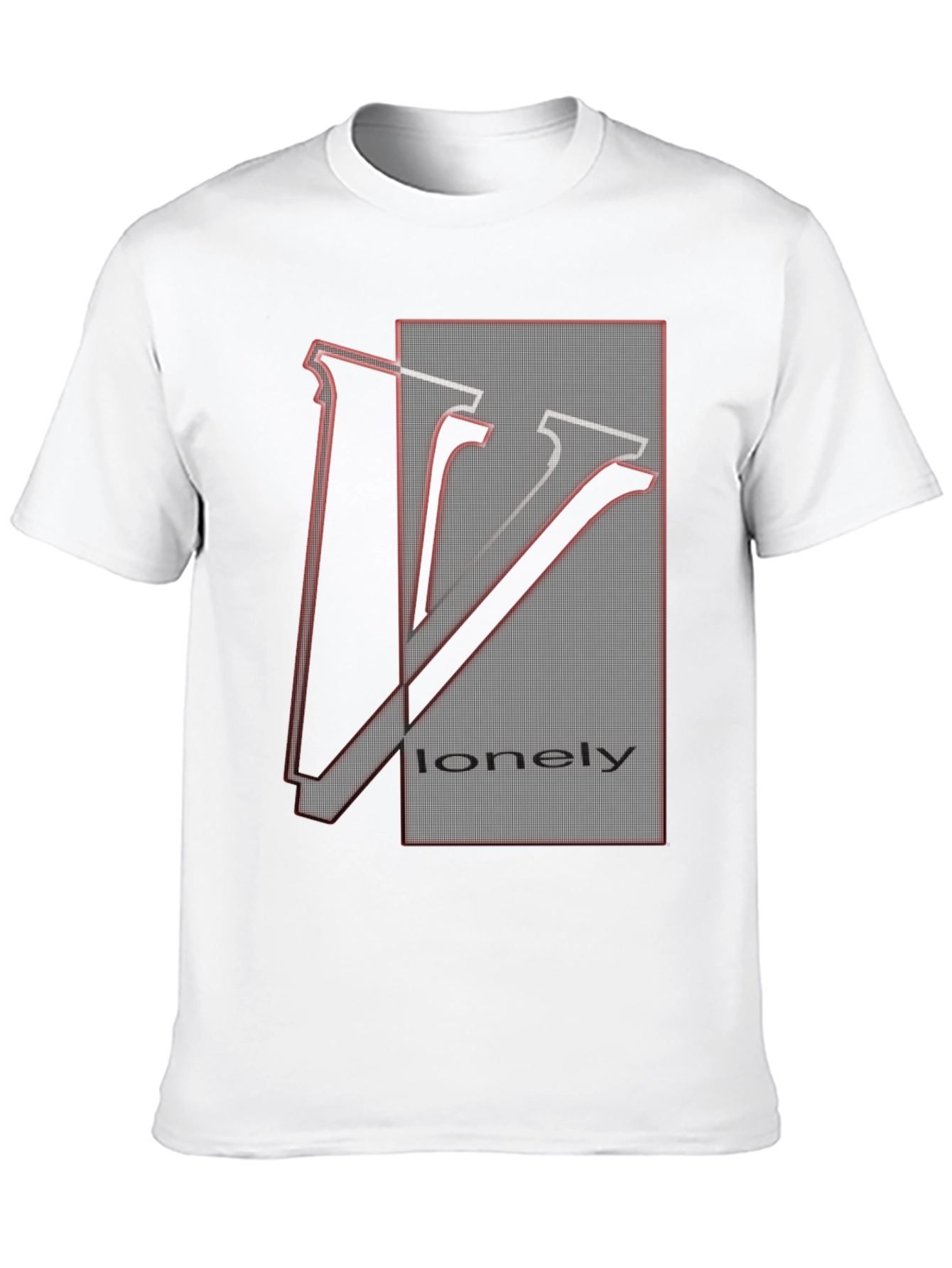 Lonely Graphic Tee - Unique Design Soft Cotton Blend