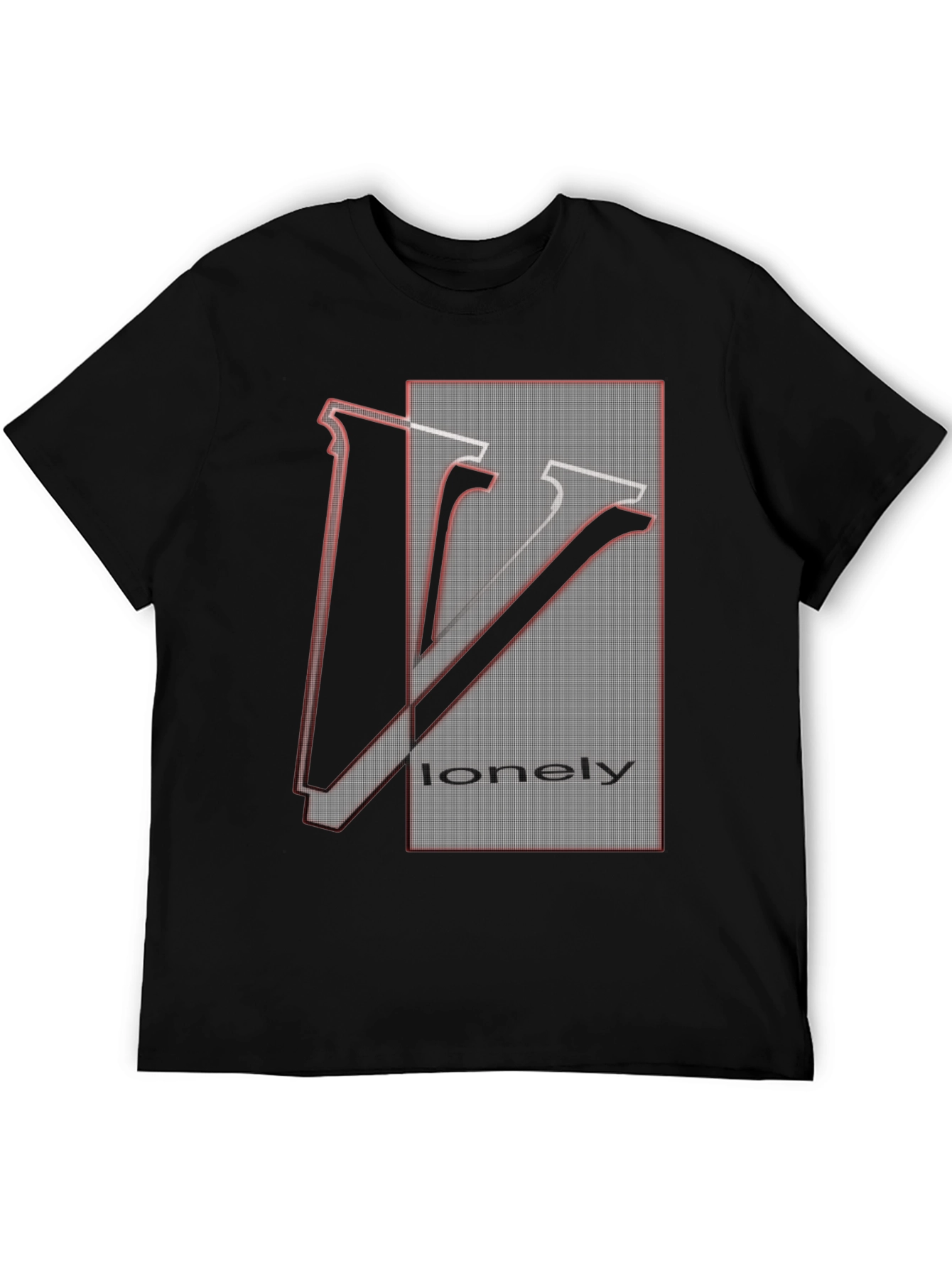 Lonely Graphic Tee - Unique Design Soft Cotton Blend