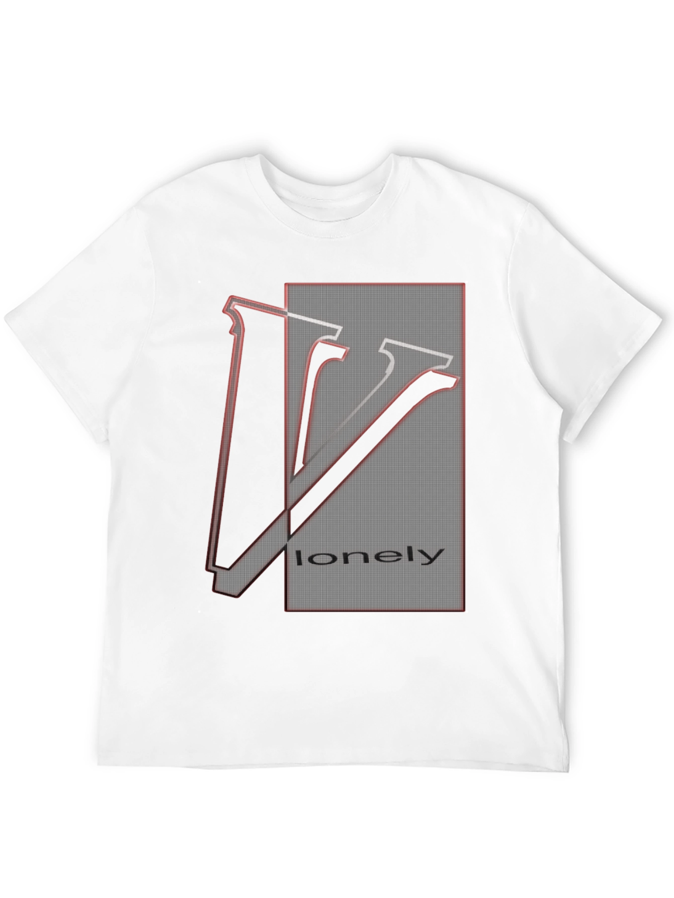 Lonely Graphic Tee - Unique Design Soft Cotton Blend
