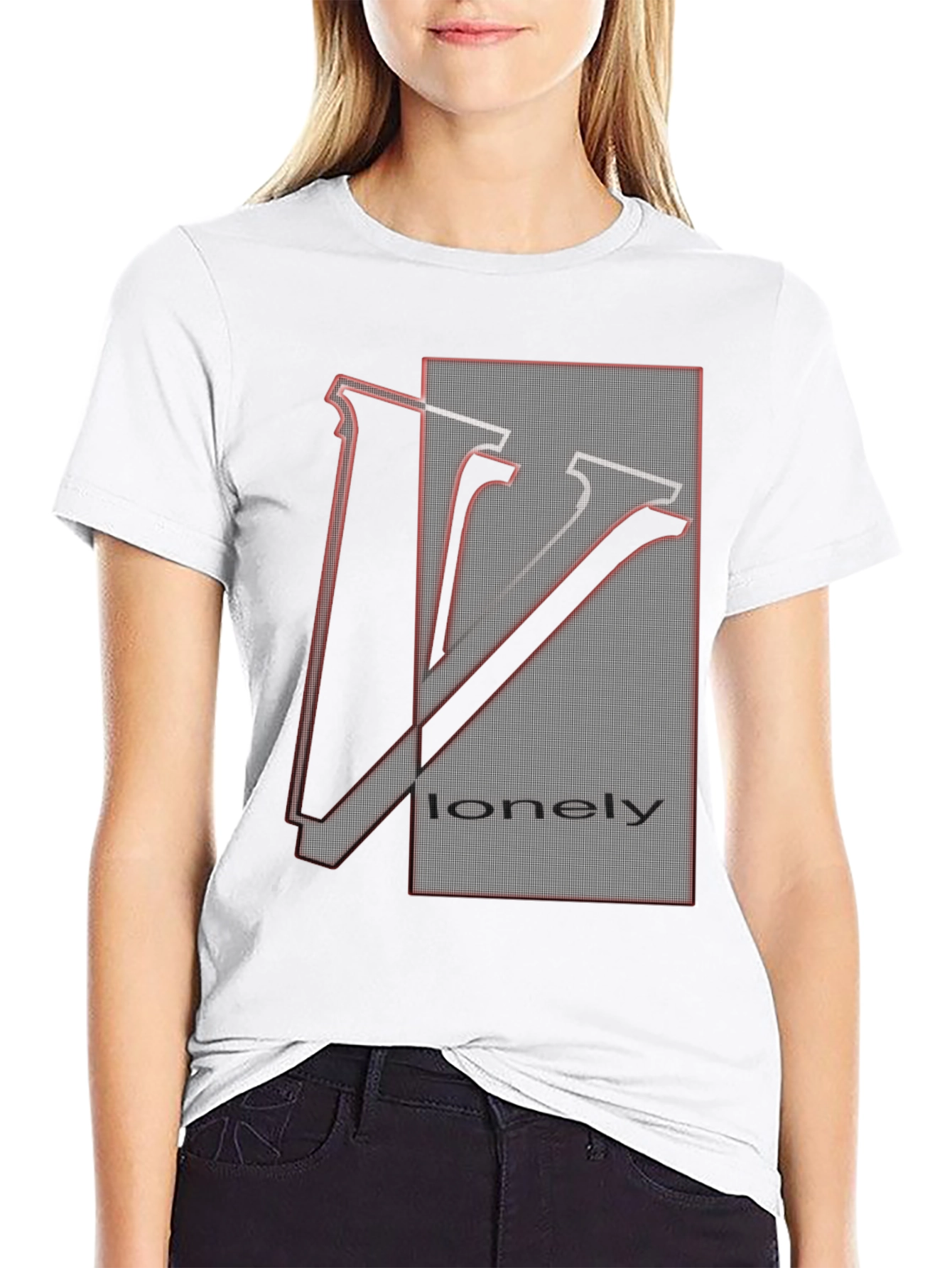 Lonely Graphic Tee - Unique Design Soft Cotton Blend
