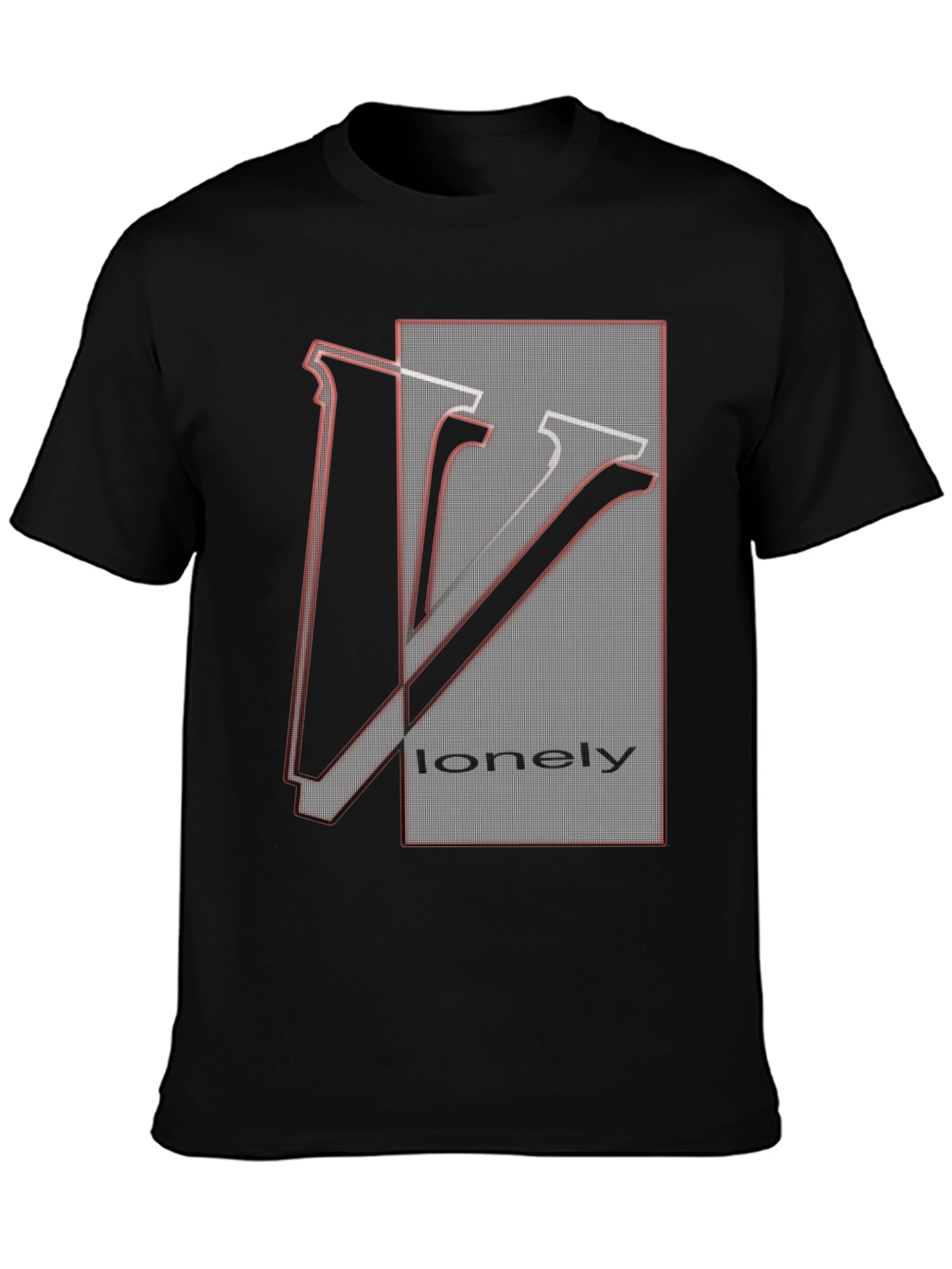 Lonely Graphic Tee - Unique Design Soft Cotton Blend