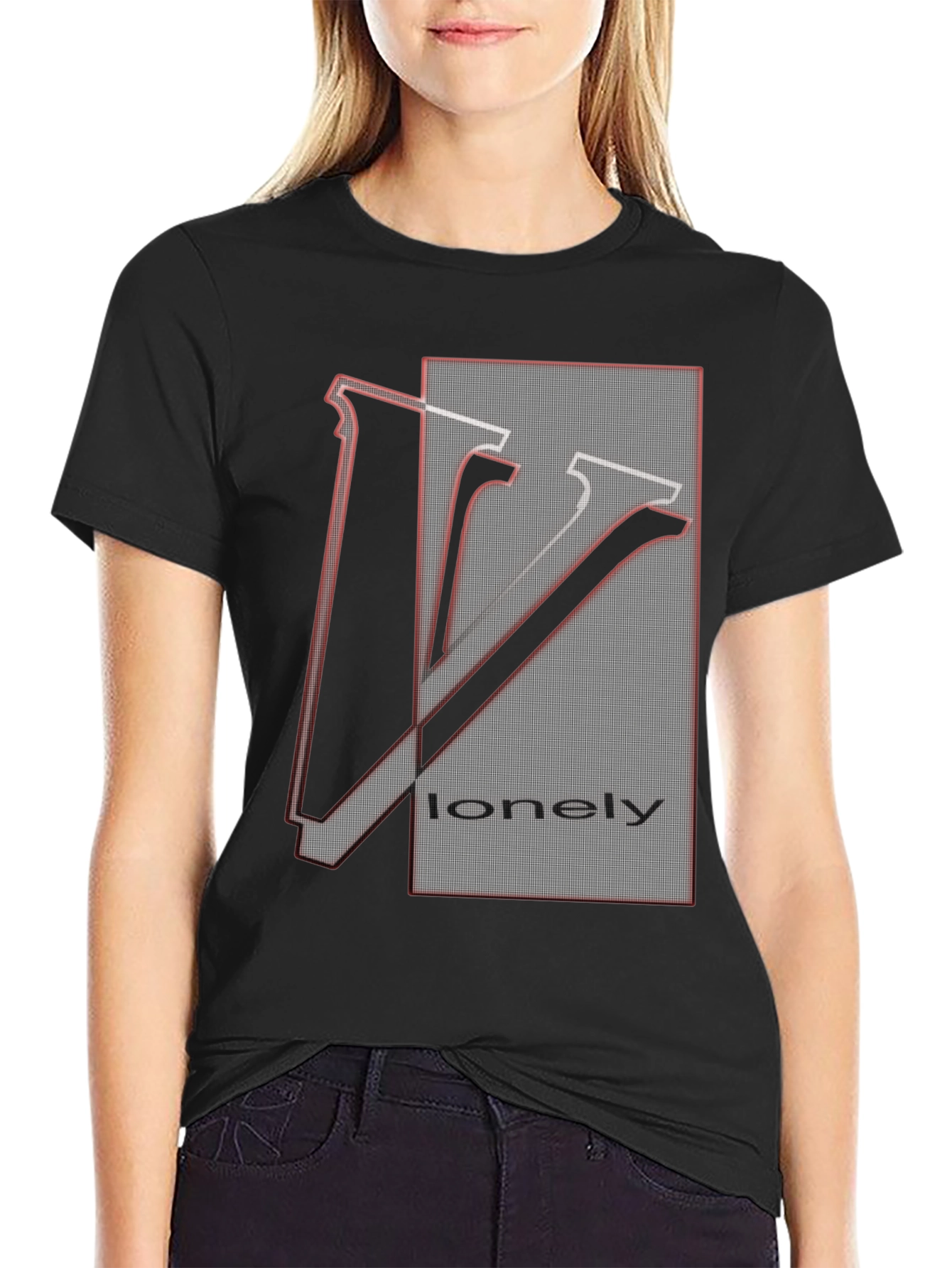 Lonely Graphic Tee - Unique Design Soft Cotton Blend