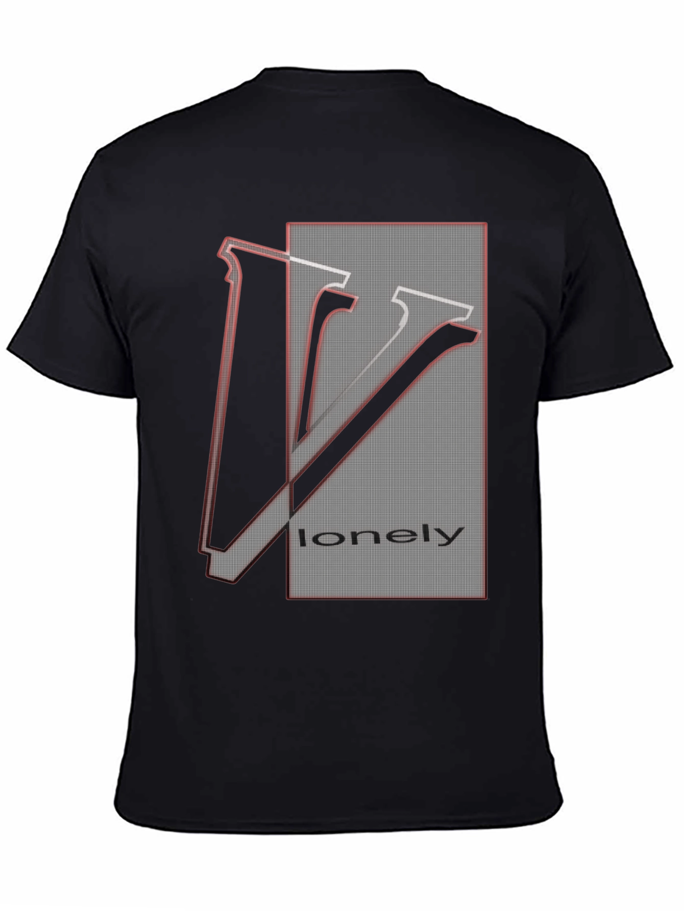 Lonely Graphic Tee - Unique Design Soft Cotton Blend